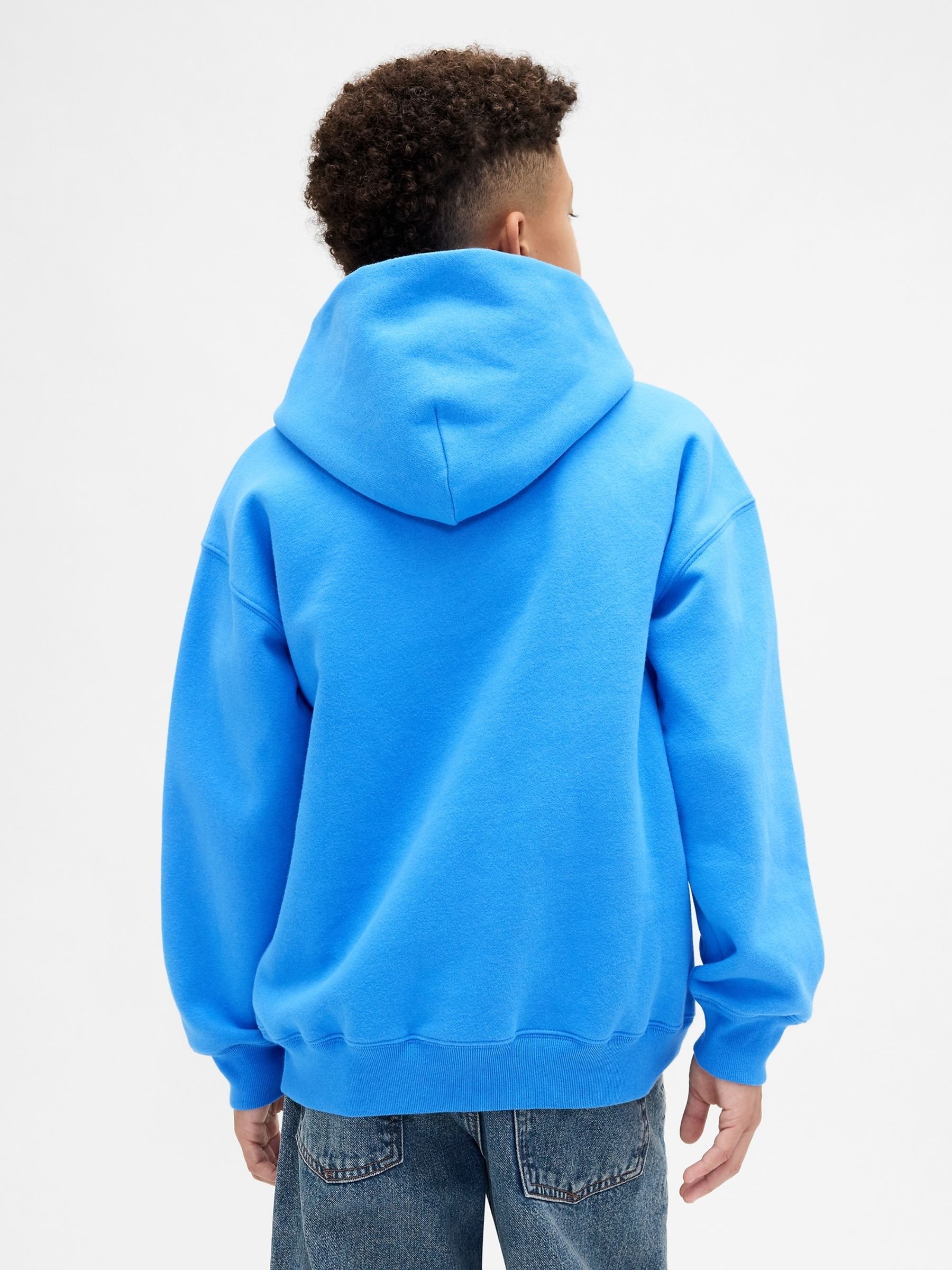 Blue VintageSoft Relaxed Logo Hoodie - Image 2 of 3