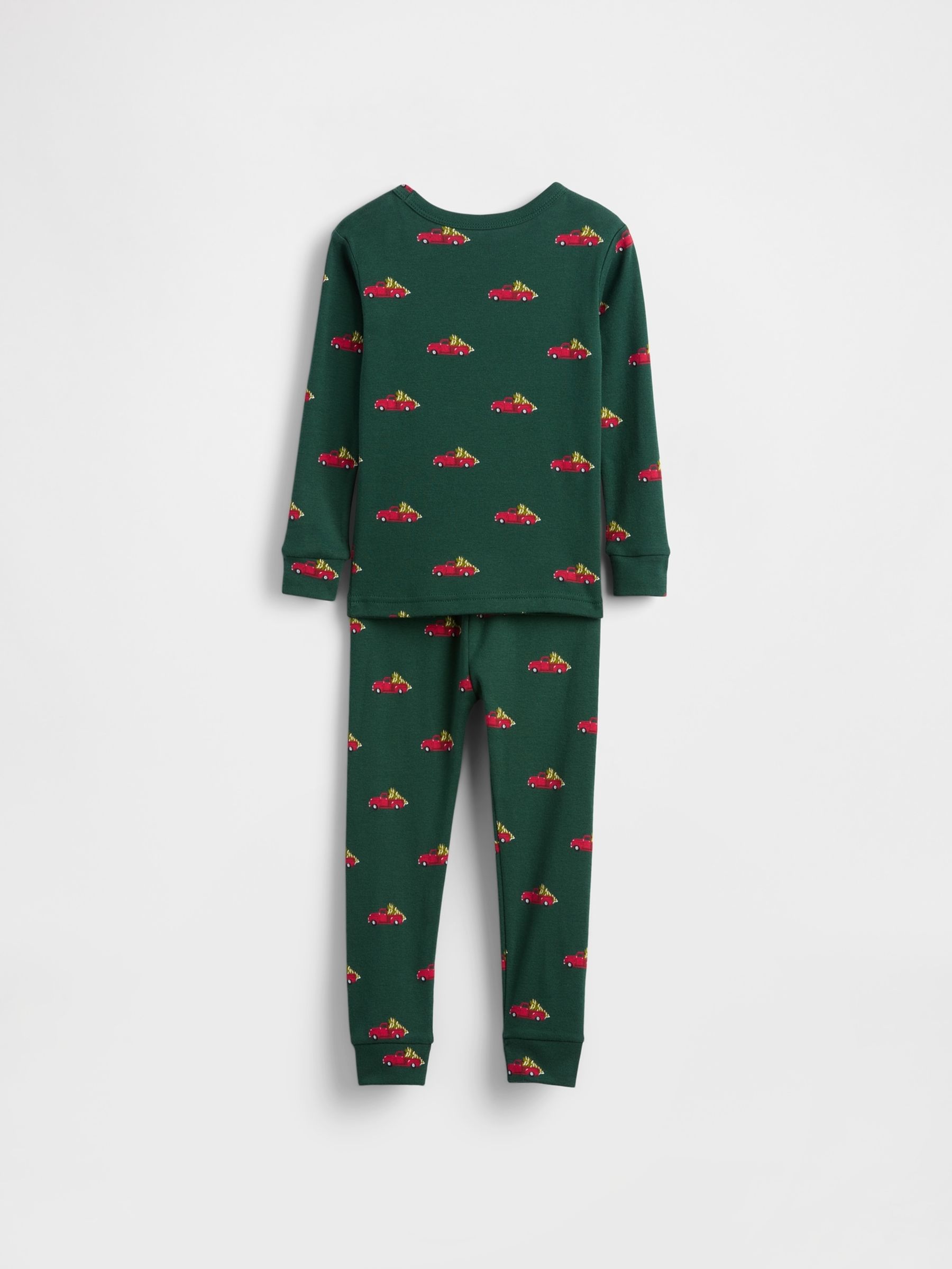 Green Cotton Christmas Pyjamas - Image 5 of 6