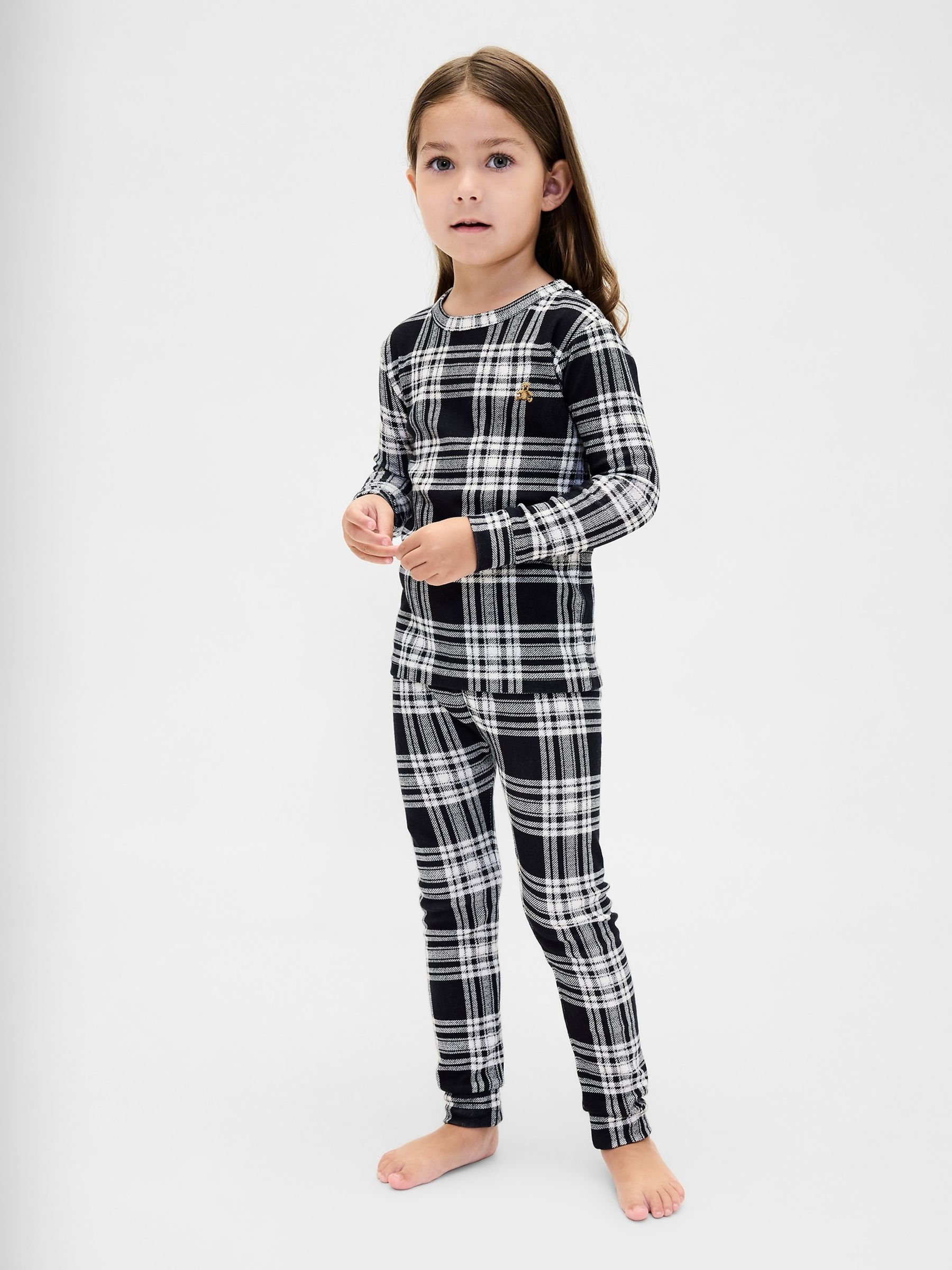 Black Cotton Christmas Pyjamas - Image 3 of 6
