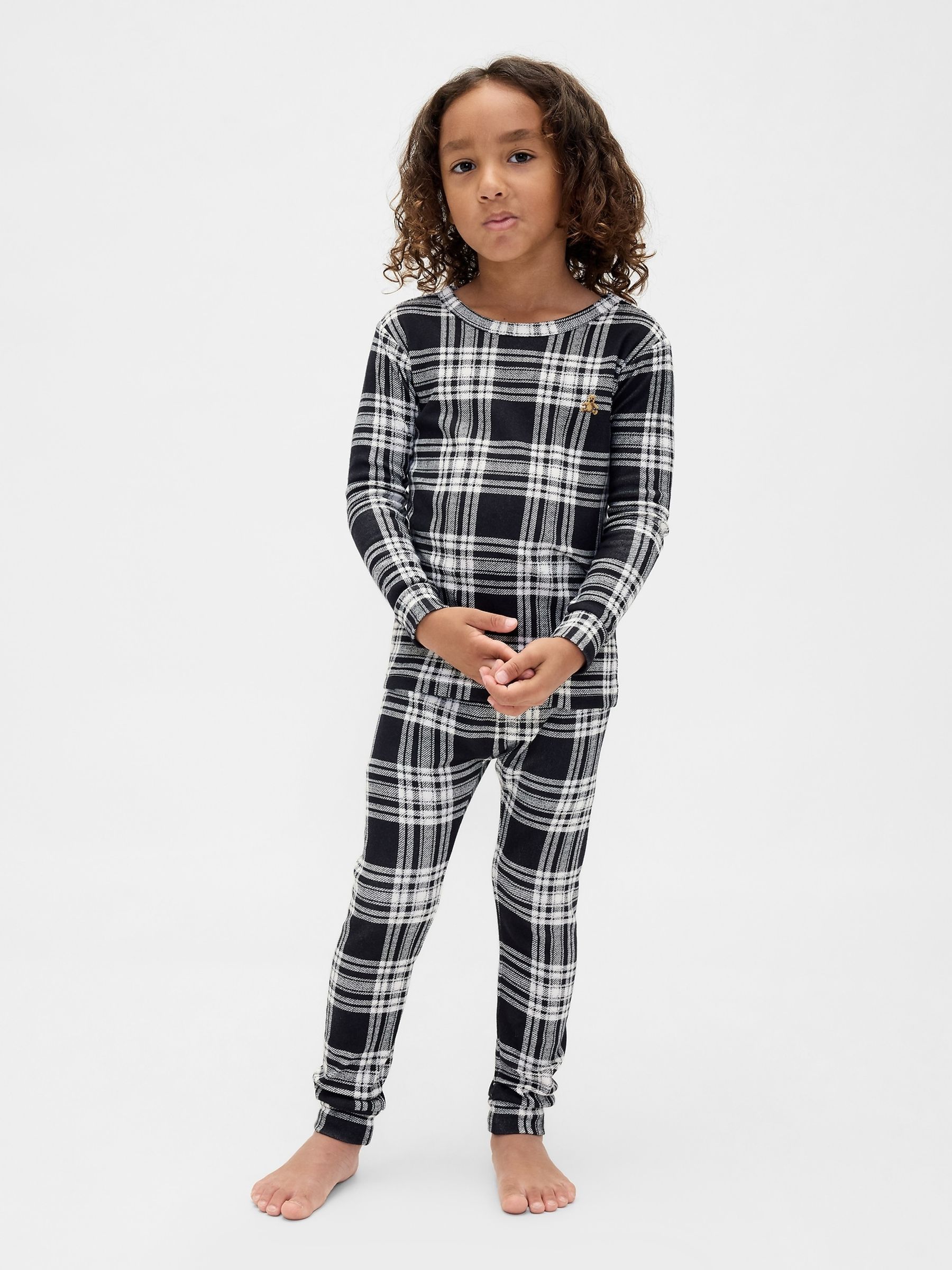 Black Cotton Christmas Pyjamas - Image 4 of 6