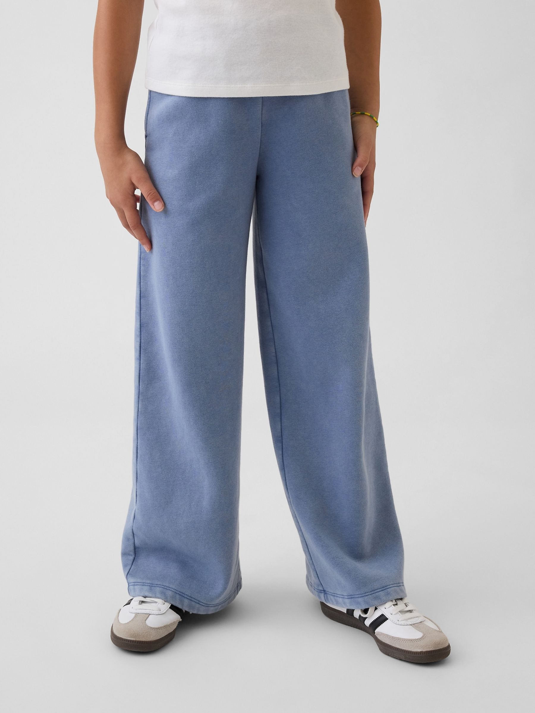 Blue Vintage Soft Baggy Joggers - Image 1 of 5 Blue Vintage Soft Baggy Joggers - Image 1 of 5