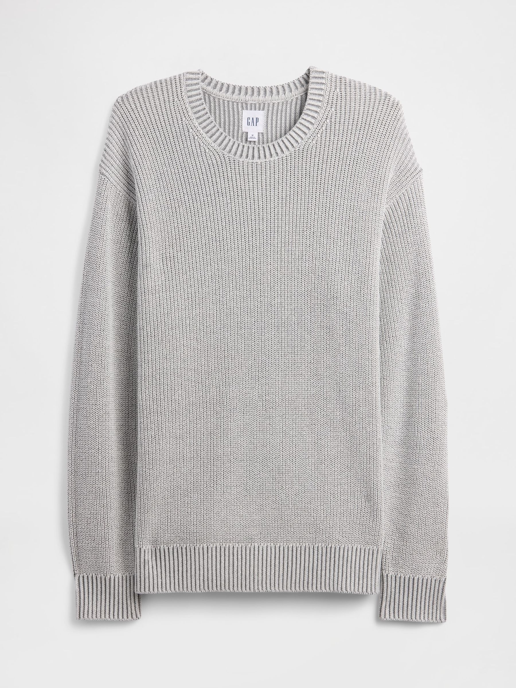 Grey Relaxed Crew Neck Jumper - Image 4 of 5