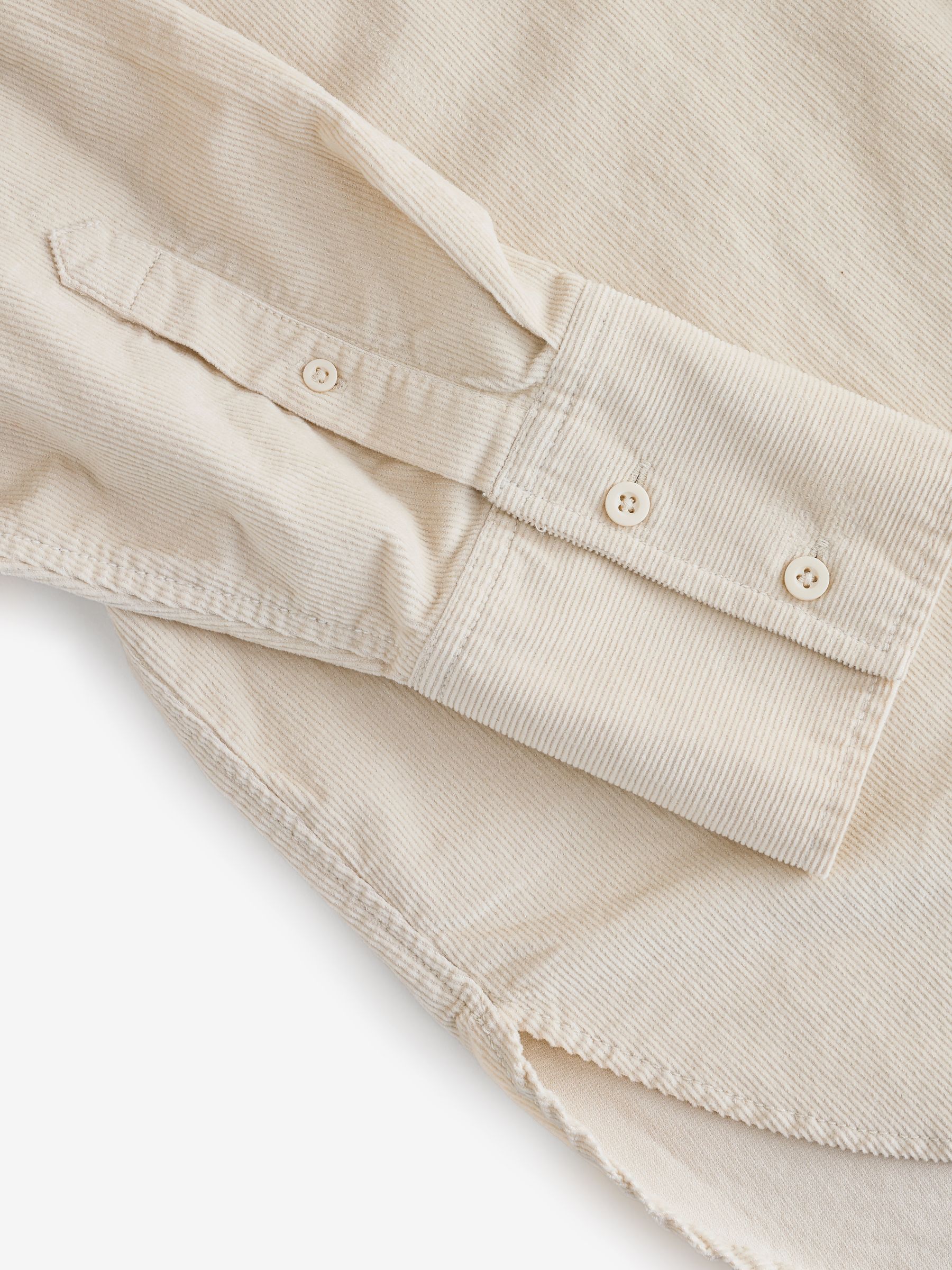 Beige Corduroy Big Shirt - Image 8 of 9