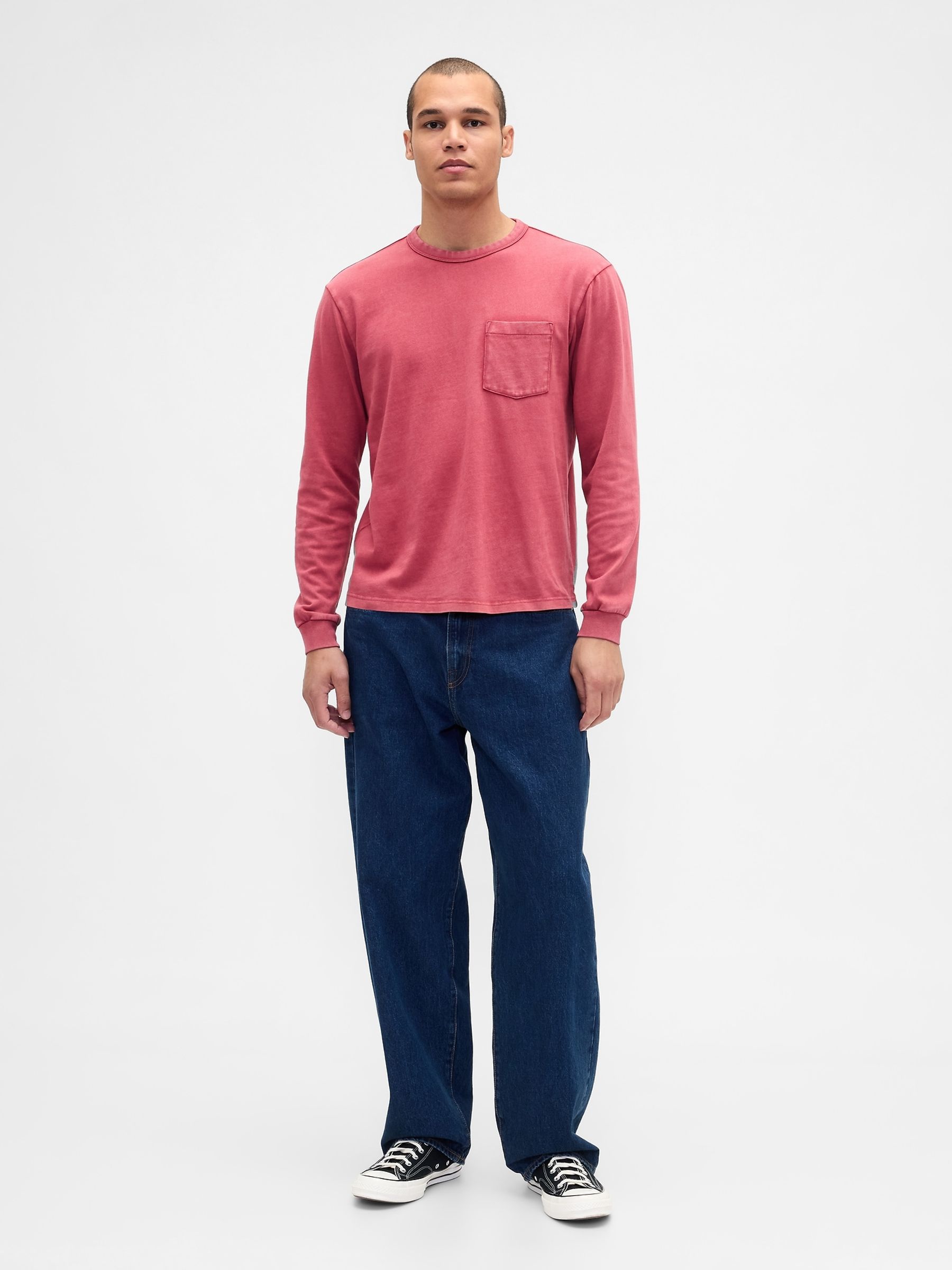 Red Heavyweight Relaxed T-Shirt - Image 3 of 4