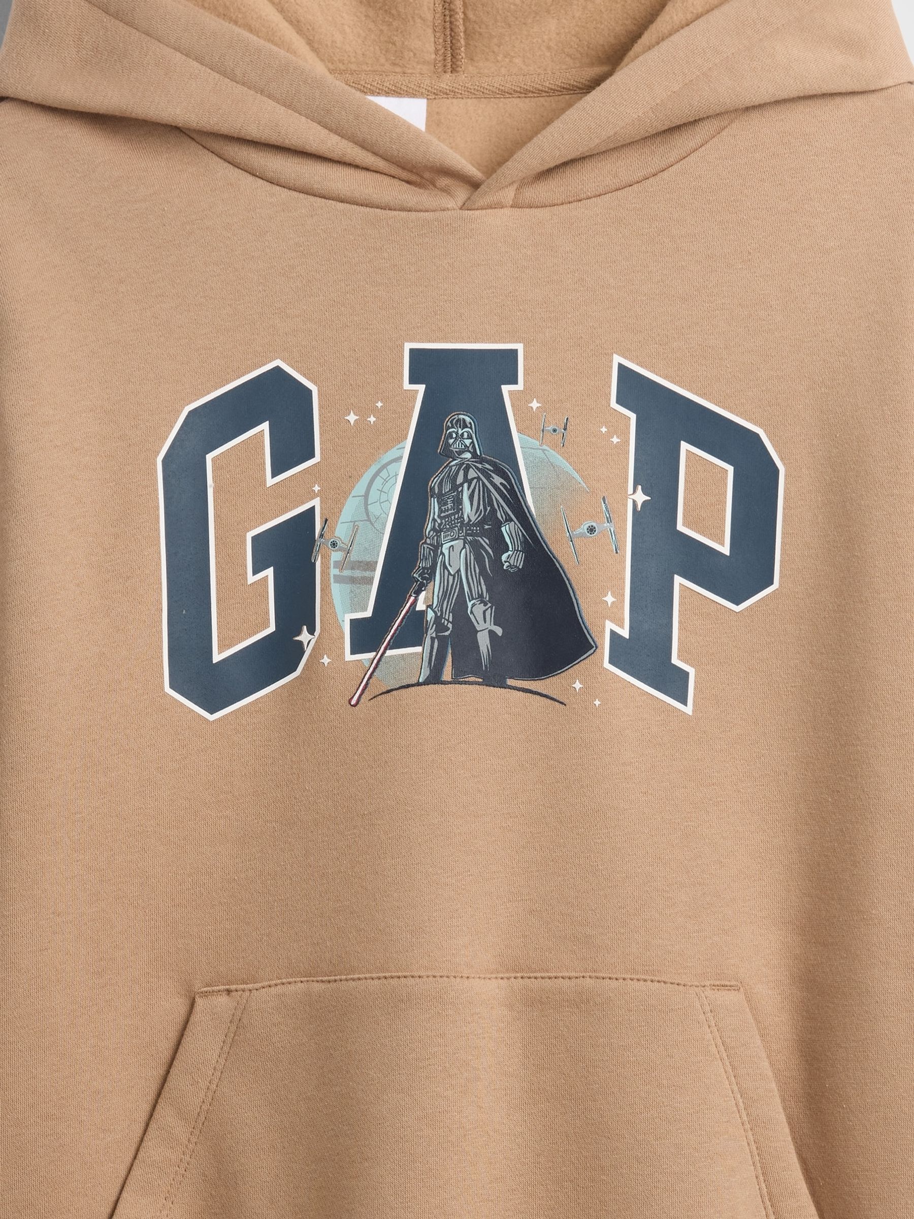 Brown Star Wars Relaxed Logo Hoodie - Image 3 of 3 Brown Star Wars Relaxed Logo Hoodie - Image 3 of 3