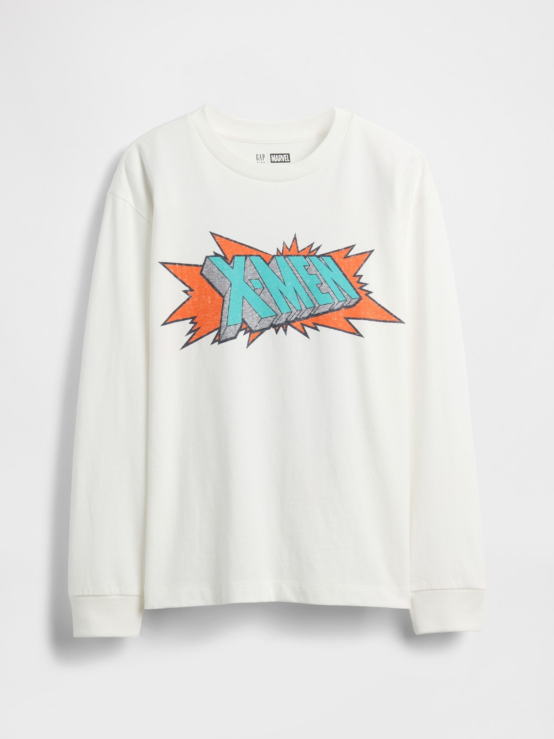 White Marvel Relaxed Graphic T-Shirt - Image 1 of 3