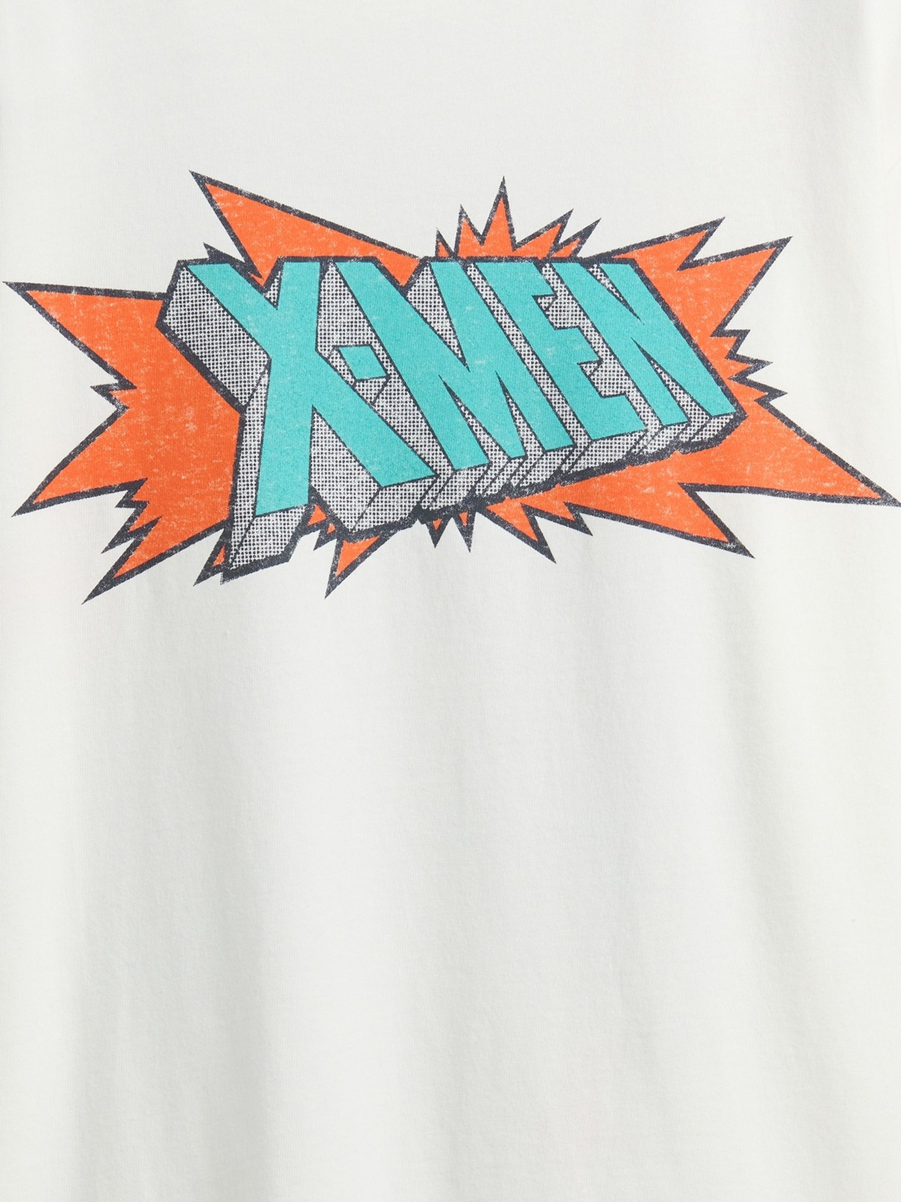 White Marvel Relaxed Graphic T-Shirt - Image 3 of 3