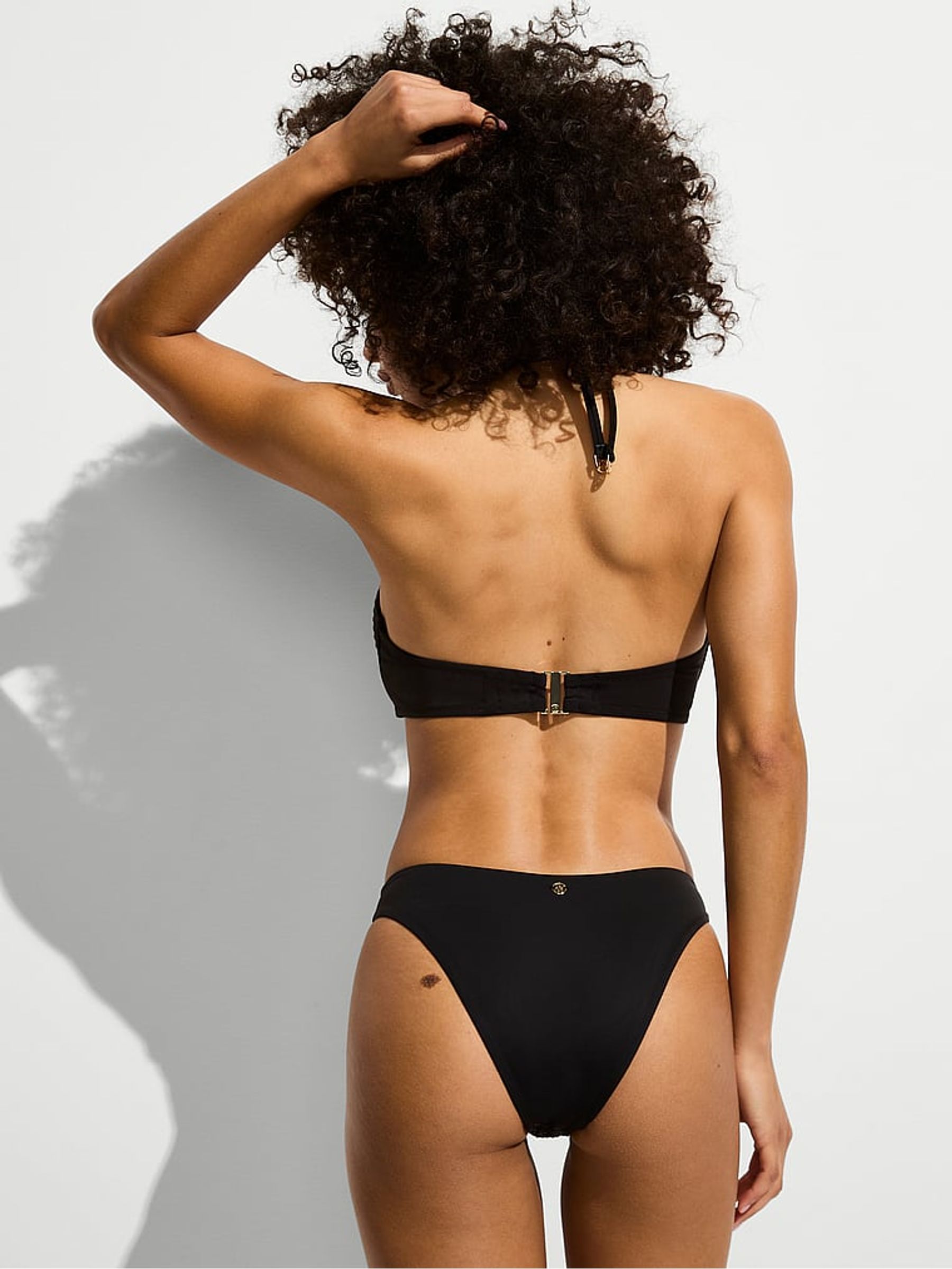 Black Brazilian Diamanté Bikini Bottoms - Image 2 of 2 Black Brazilian Diamanté Bikini Bottoms - Image 2 of 2