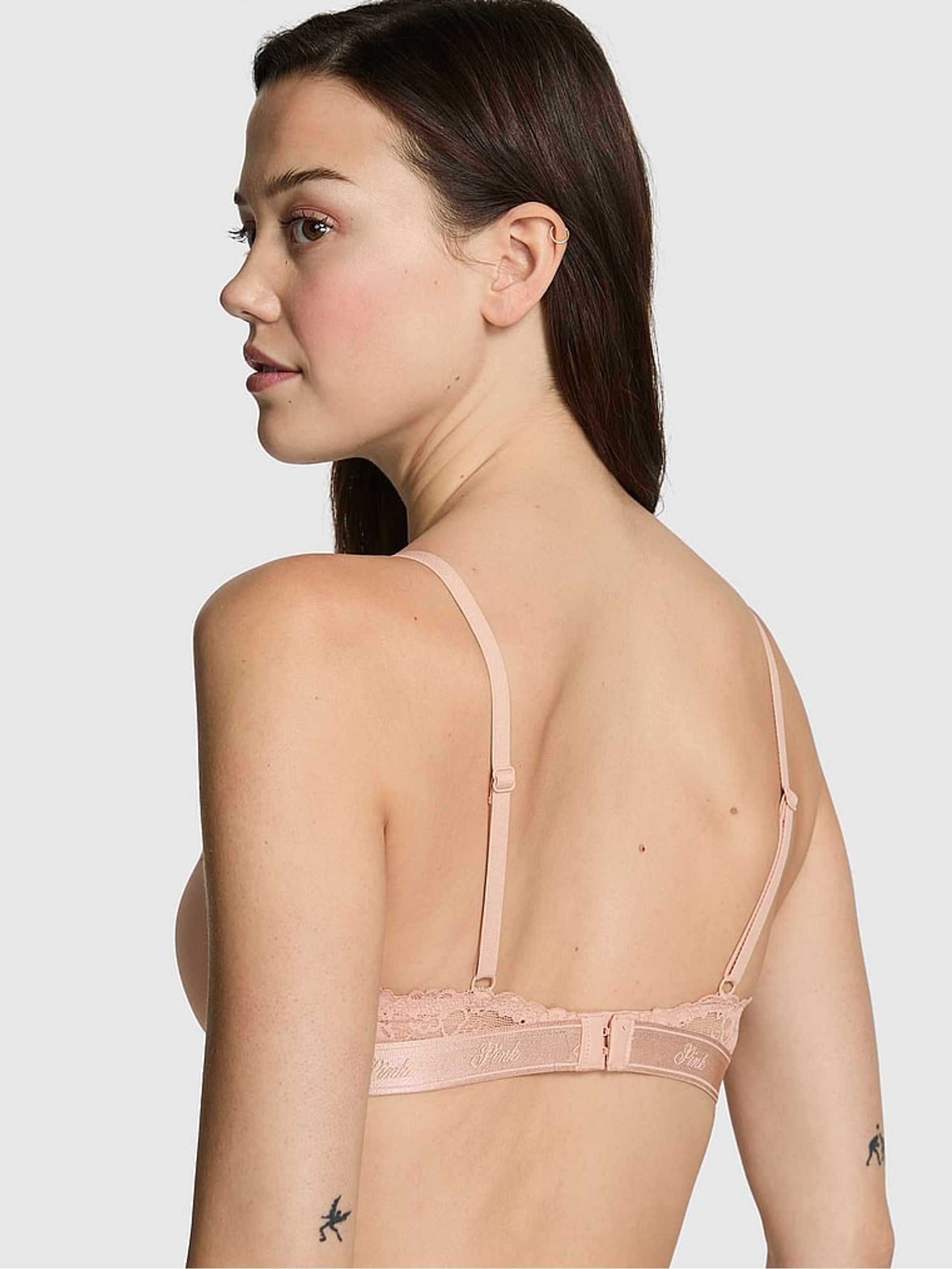 Macaron Nude Push Up Balcony Bra - Image 2 of 2