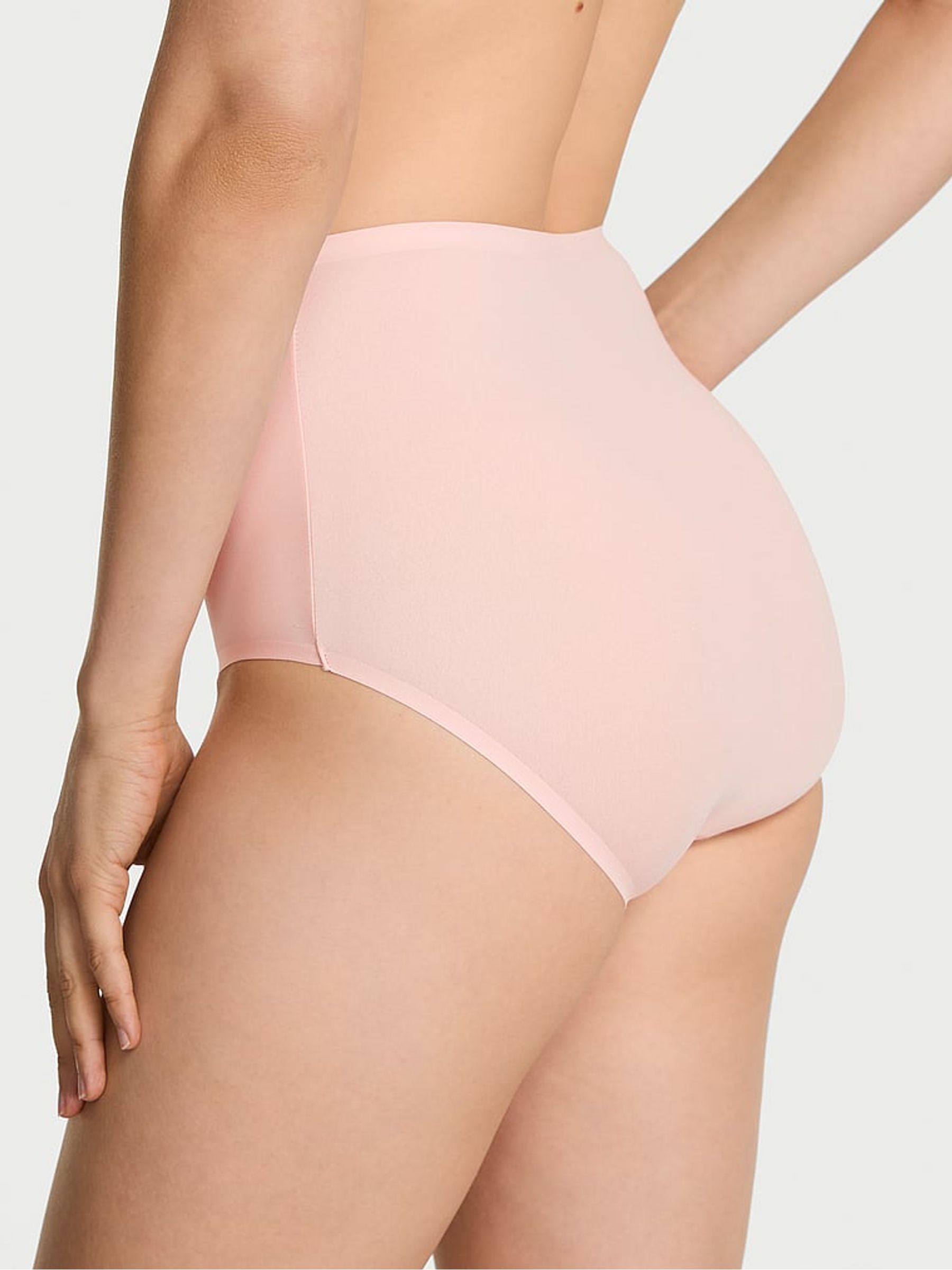 Purest Pink Brief Mid-Rise Knicker - Image 2 of 2