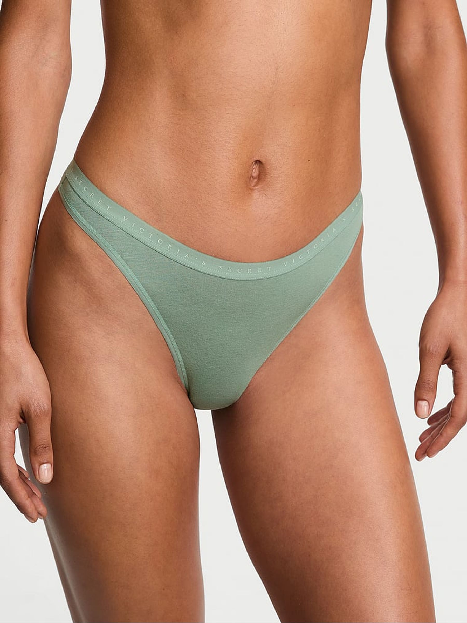 Seasalt Green Thong Knickers - Image 1 of 2 Seasalt Green Thong Knickers - Image 1 of 2