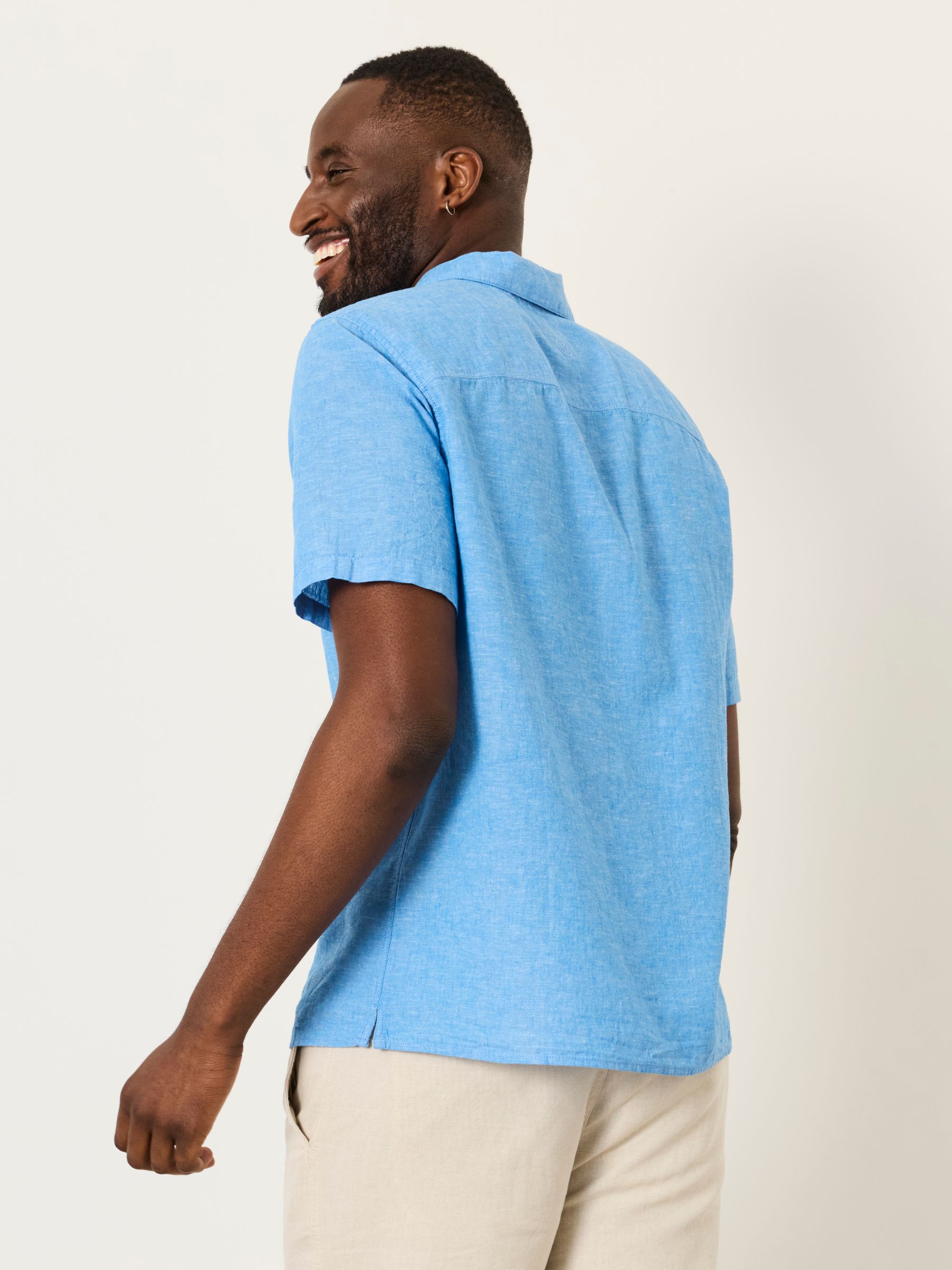 Bugle Bright Blue Short Sleeve Shirt - Image 2 of 7
