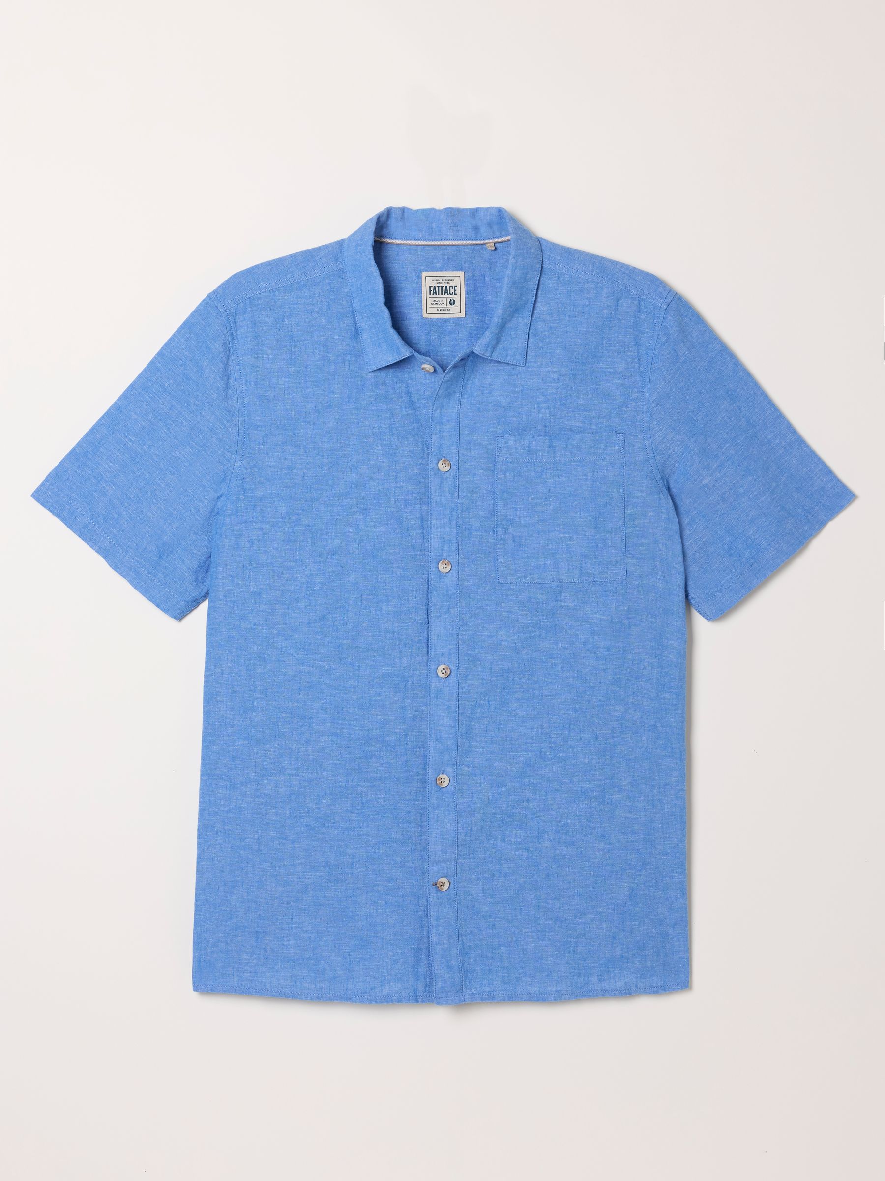 Bugle Bright Blue Short Sleeve Shirt - Image 7 of 7