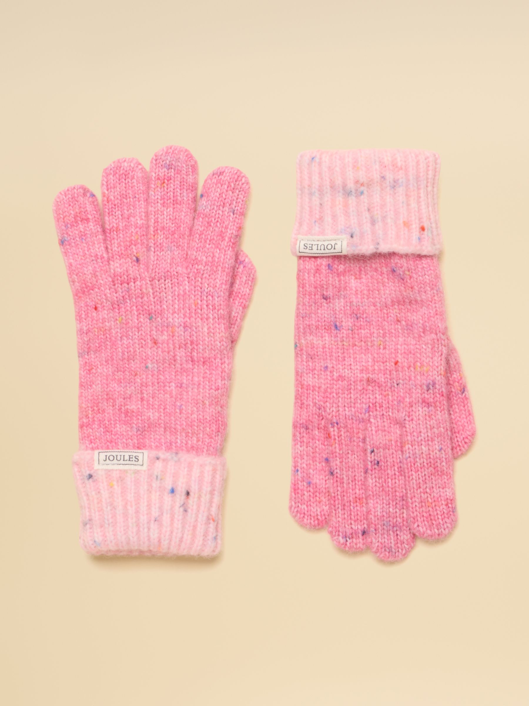 Colourblock Pink Gloves - Image 1 of 3