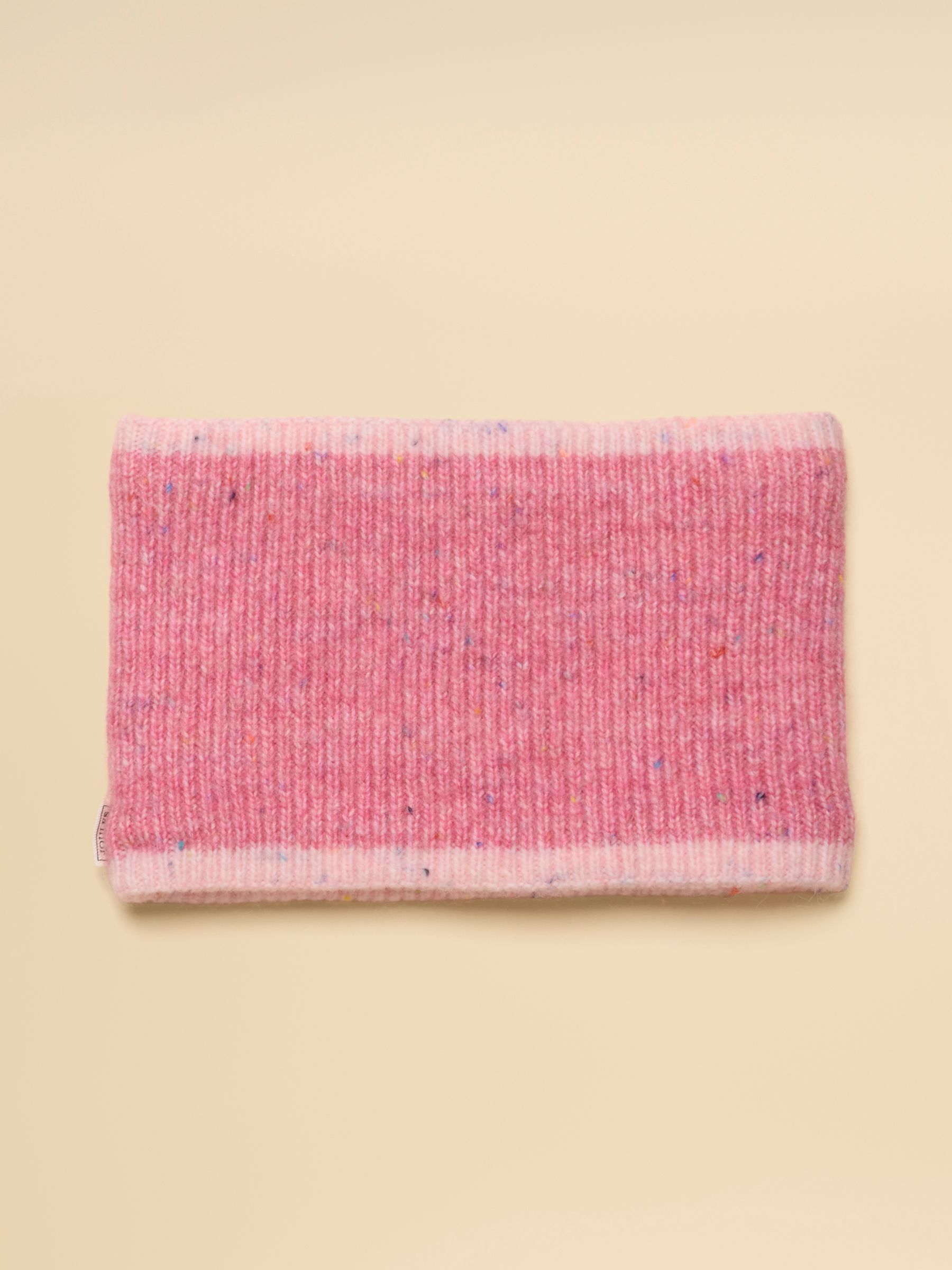 Colourblock Pink Lined Snood - Image 2 of 3