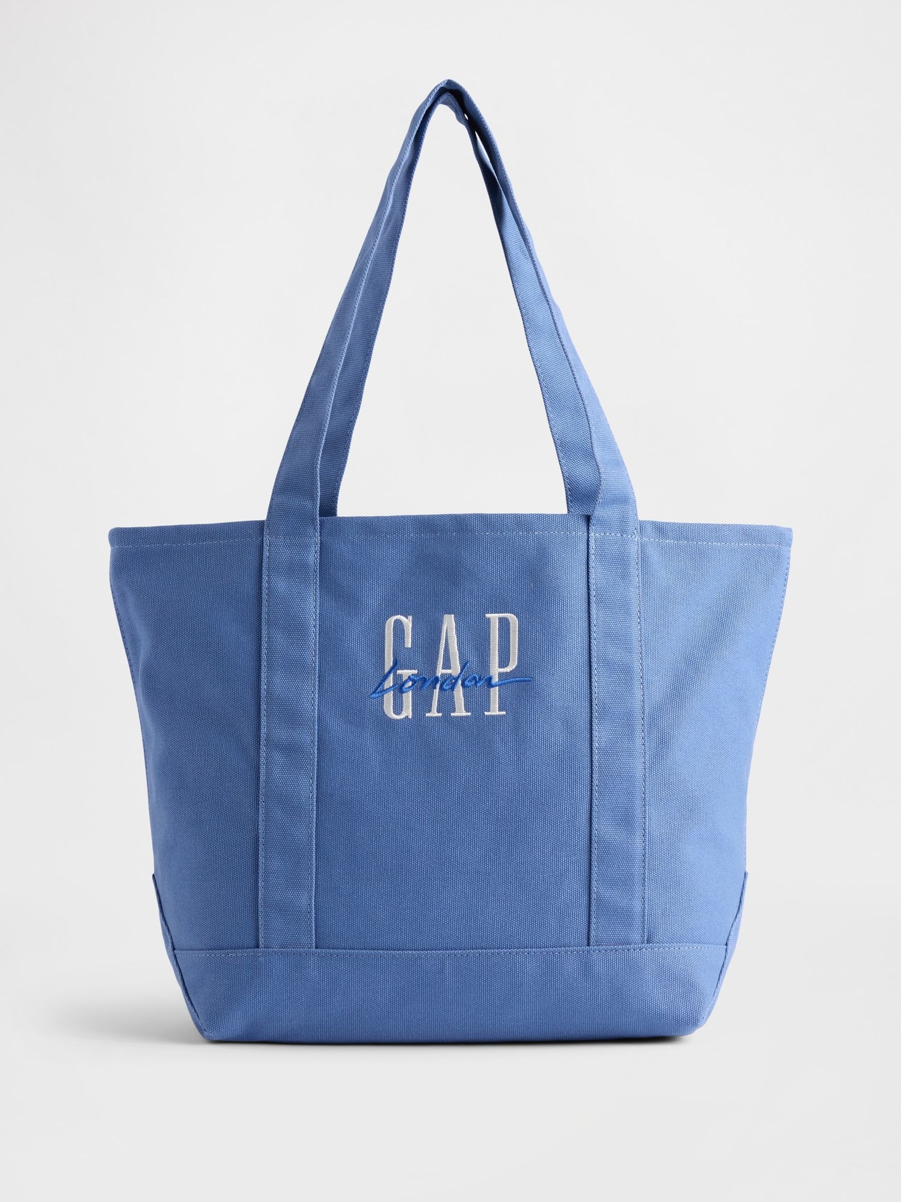 Blue London Logo Canvas Tote Bag - Image 1 of 3