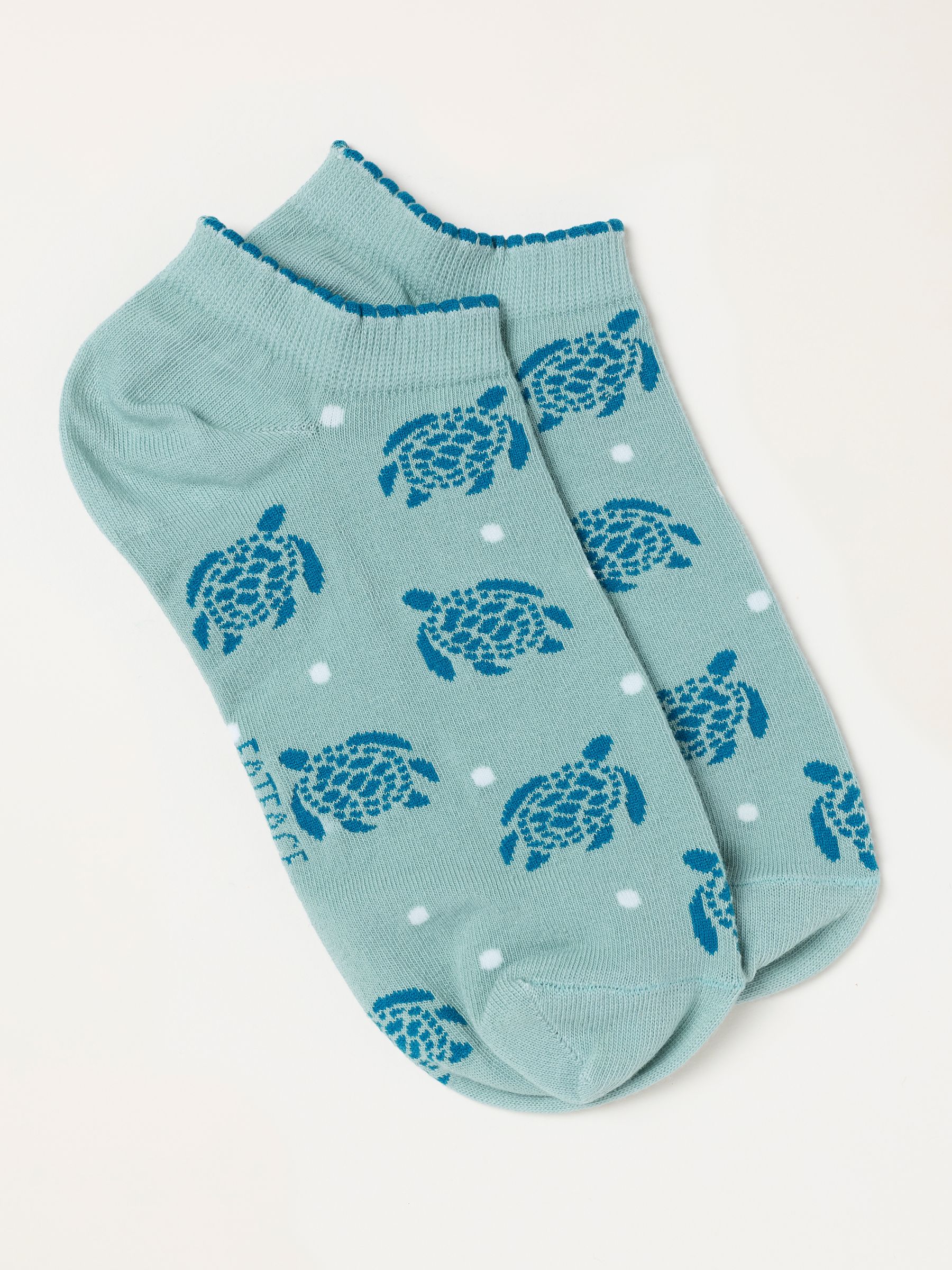 Green Haze Turtle Trainer Socks - Image 1 of 2