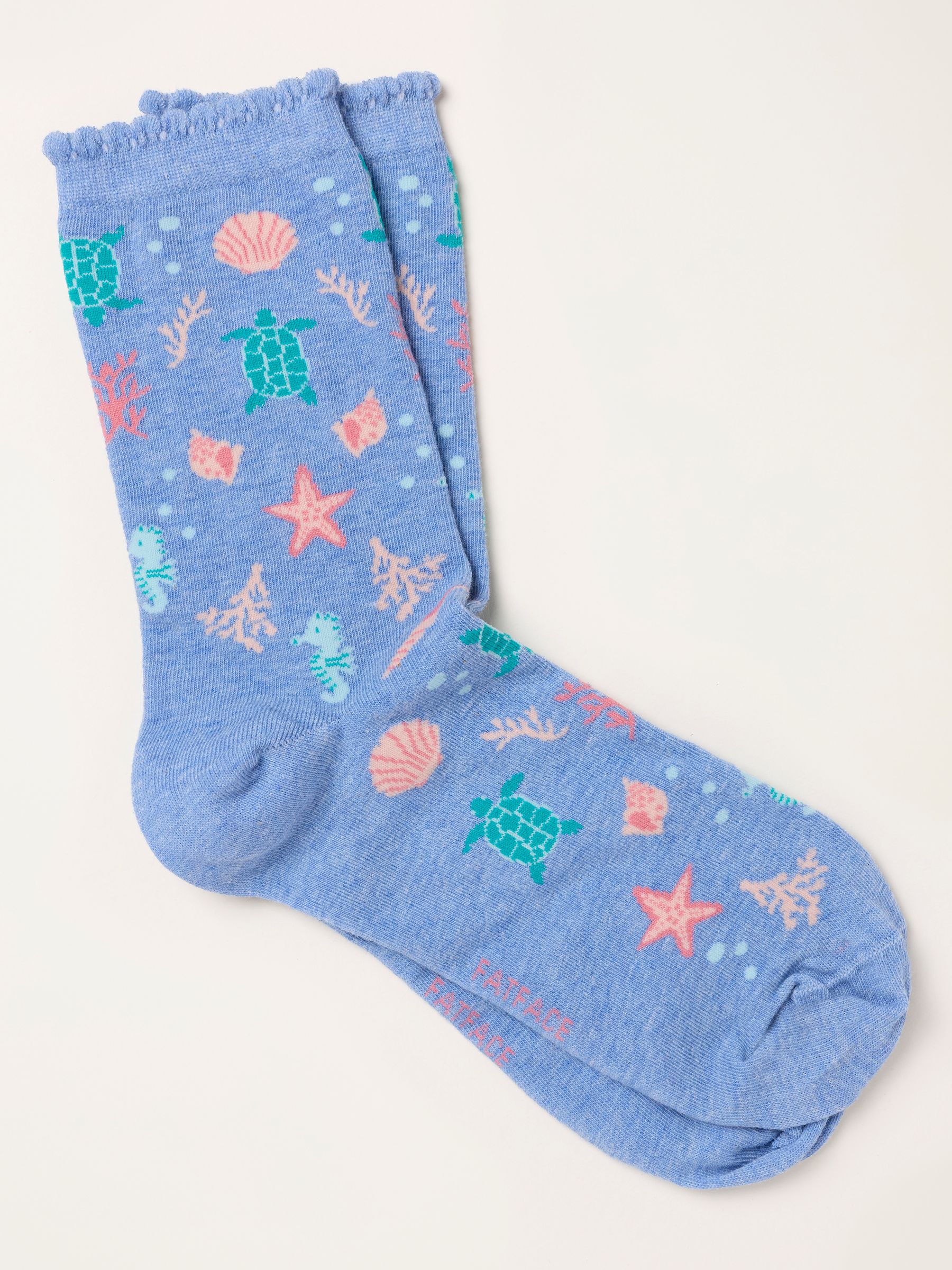 Blue Sealife Socks - Image 1 of 2