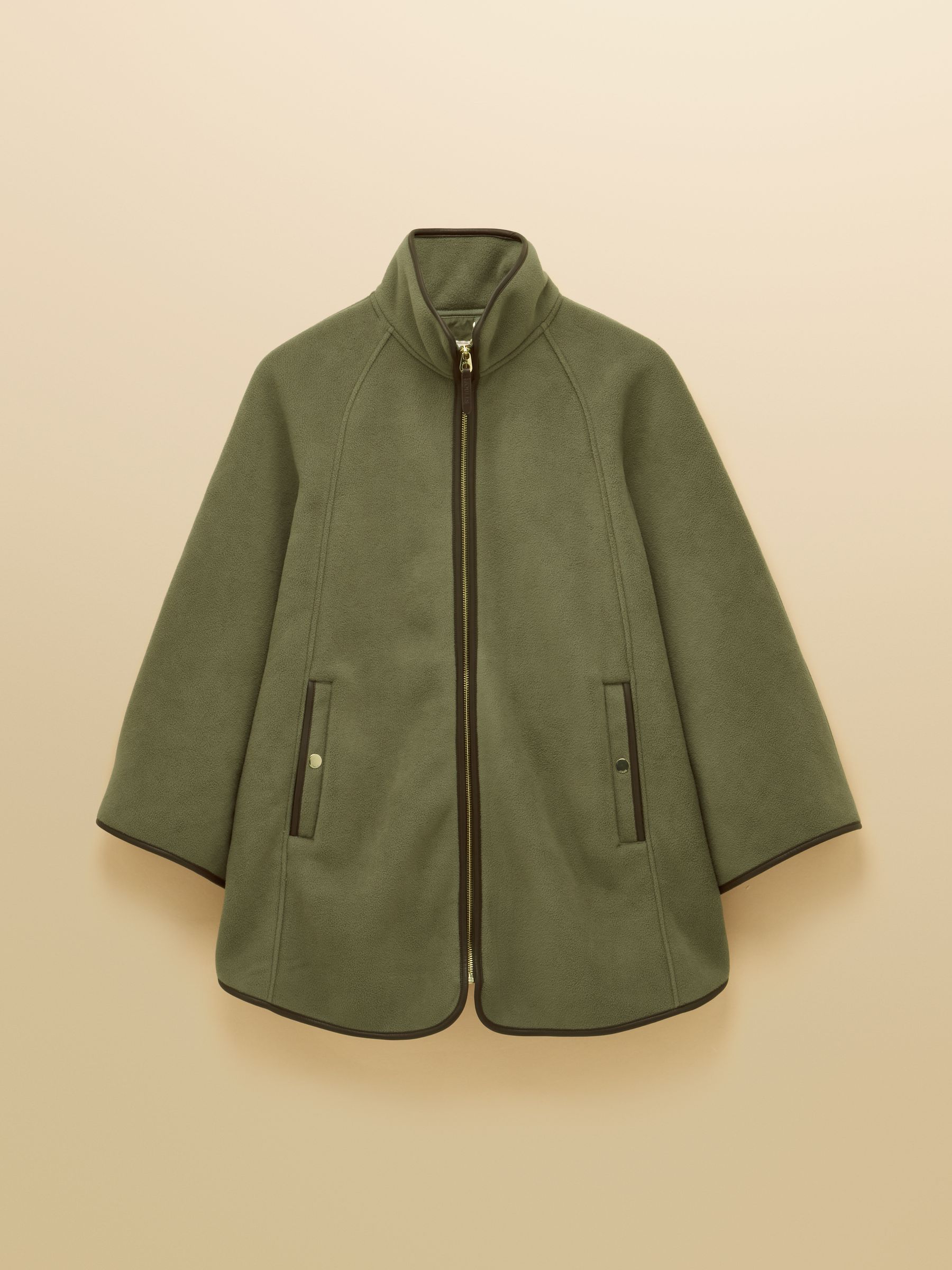 Heritage Light Green Polar Fleece Longline Cape - Image 10 of 10