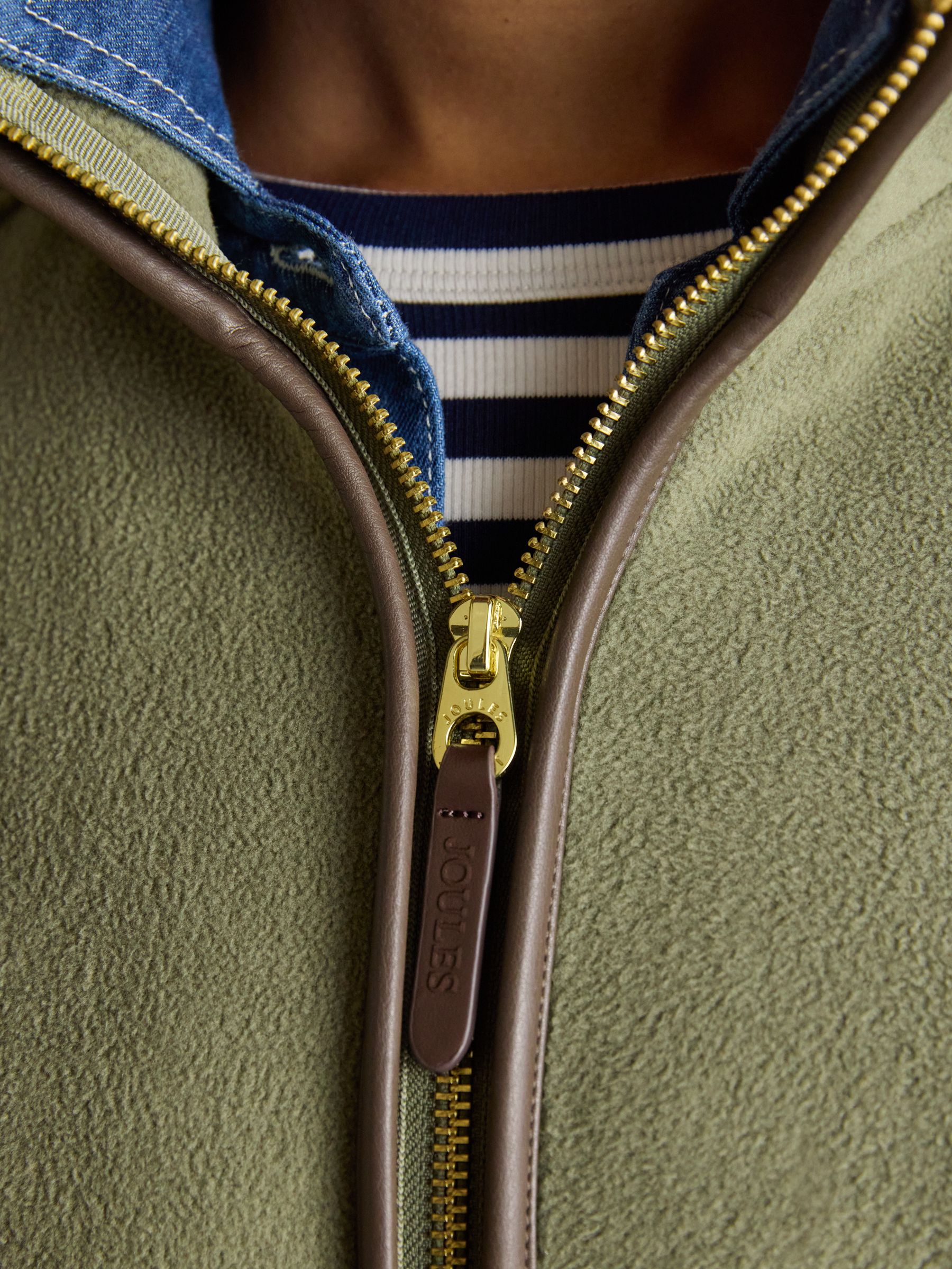 Heritage Light Green Polar Fleece Longline Cape - Image 5 of 10