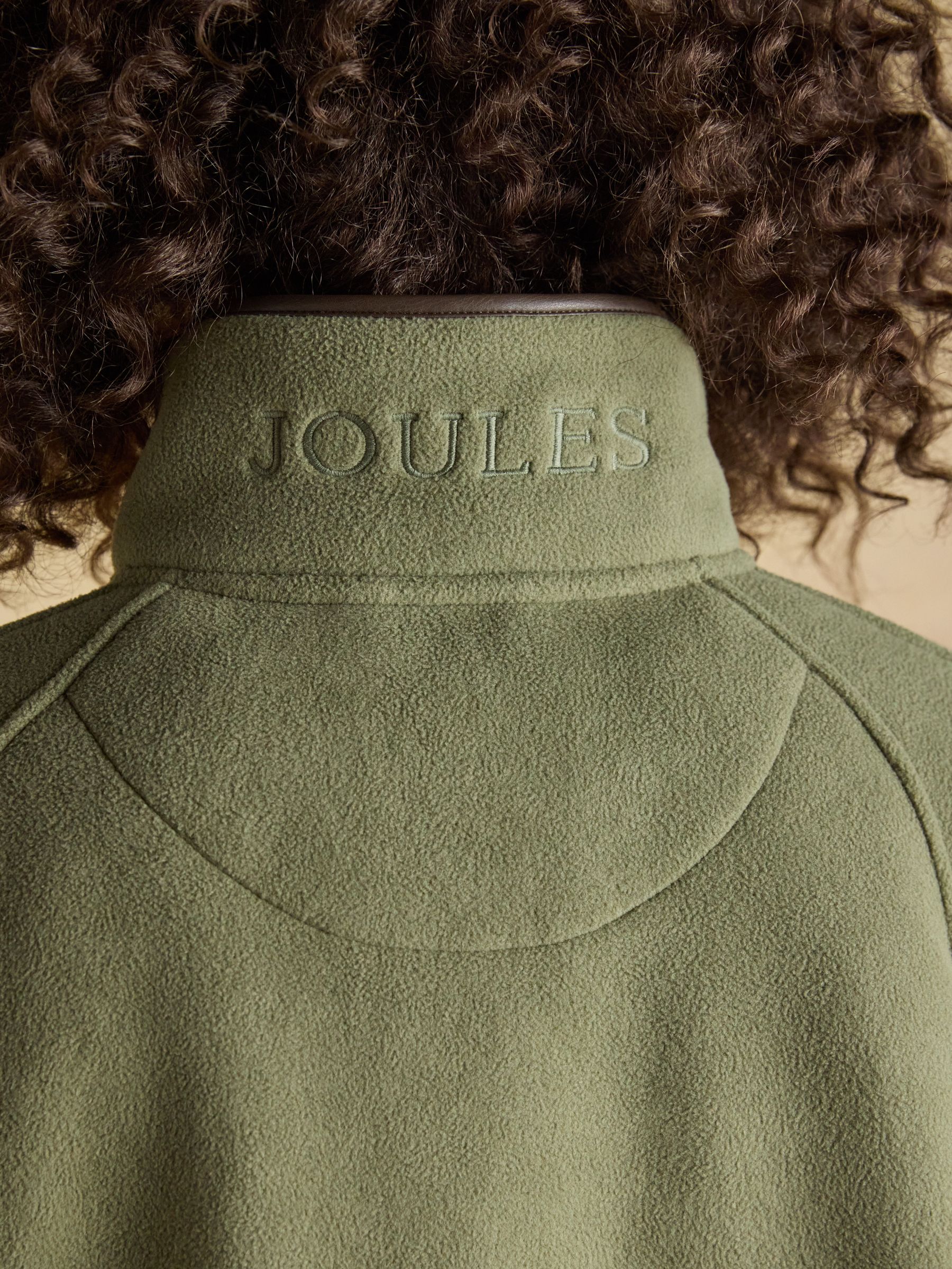 Heritage Light Green Polar Fleece Longline Cape - Image 9 of 10