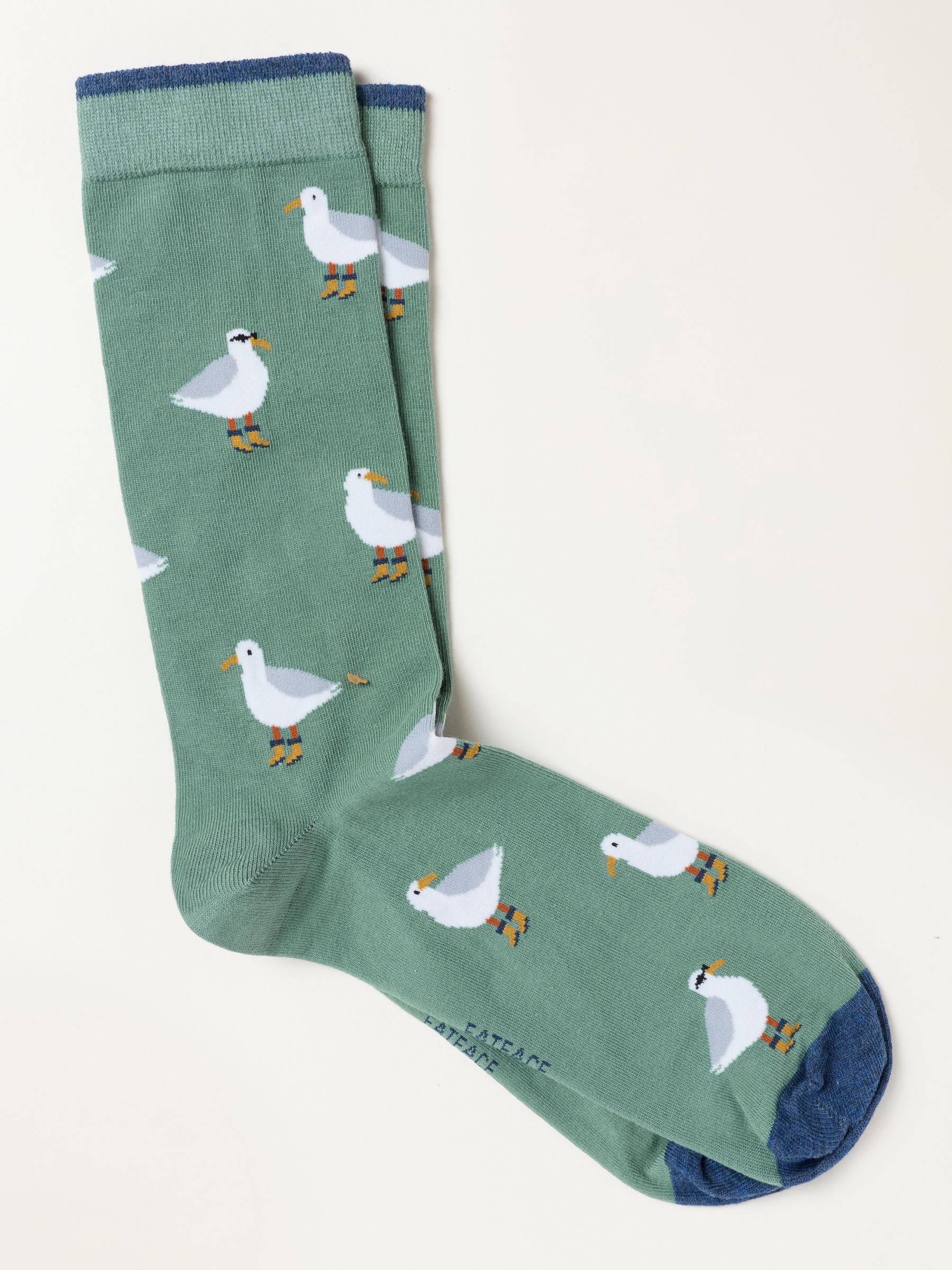Green Seagull Socks - Image 1 of 2
