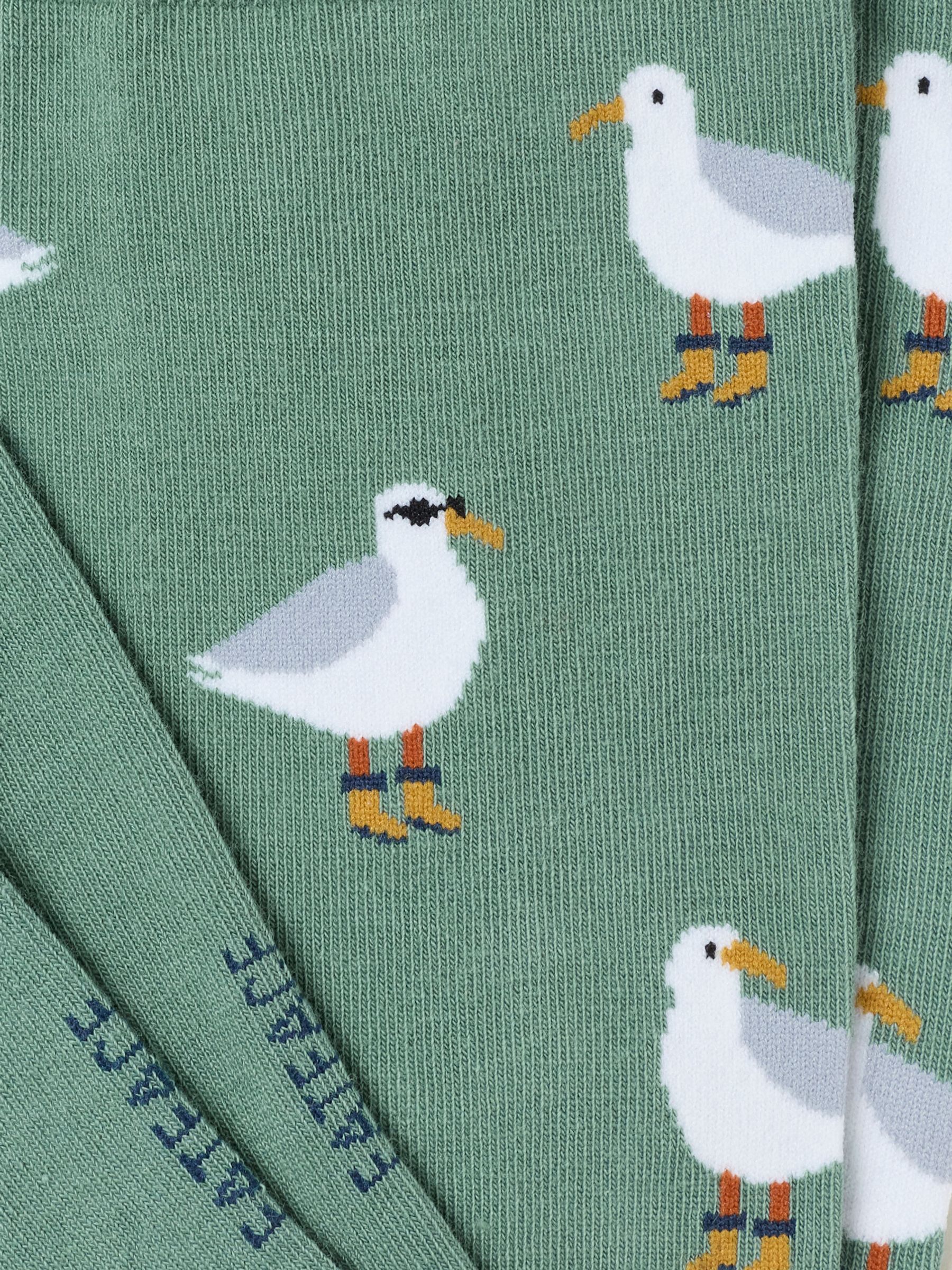 Green Seagull Socks - Image 2 of 2