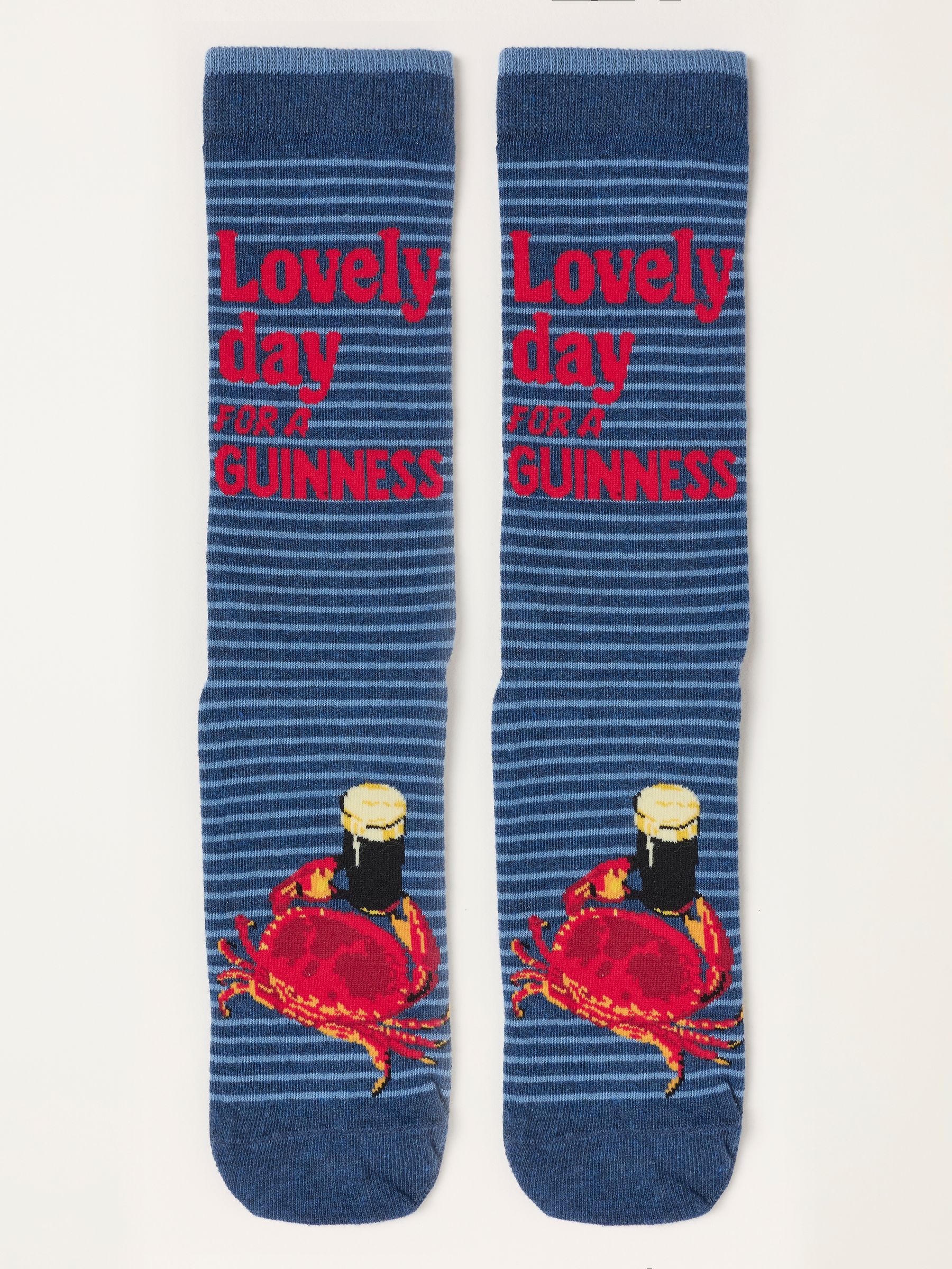 Navy Guinness Crab Socks - Image 1 of 2