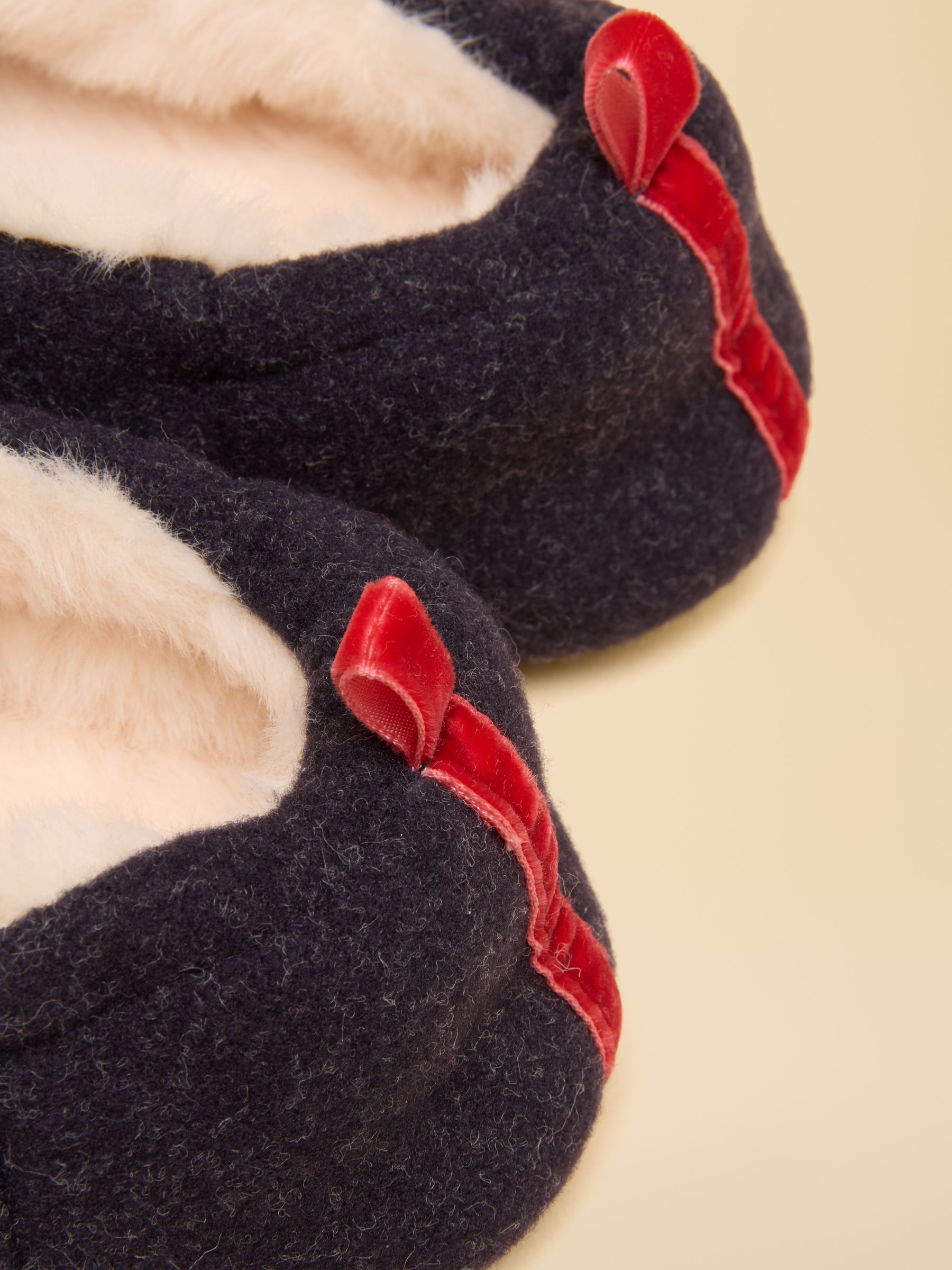Kids' Navy Dino embroidered Slipper - Image 5 of 5 Kids' Navy Dino embroidered Slipper - Image 5 of 5