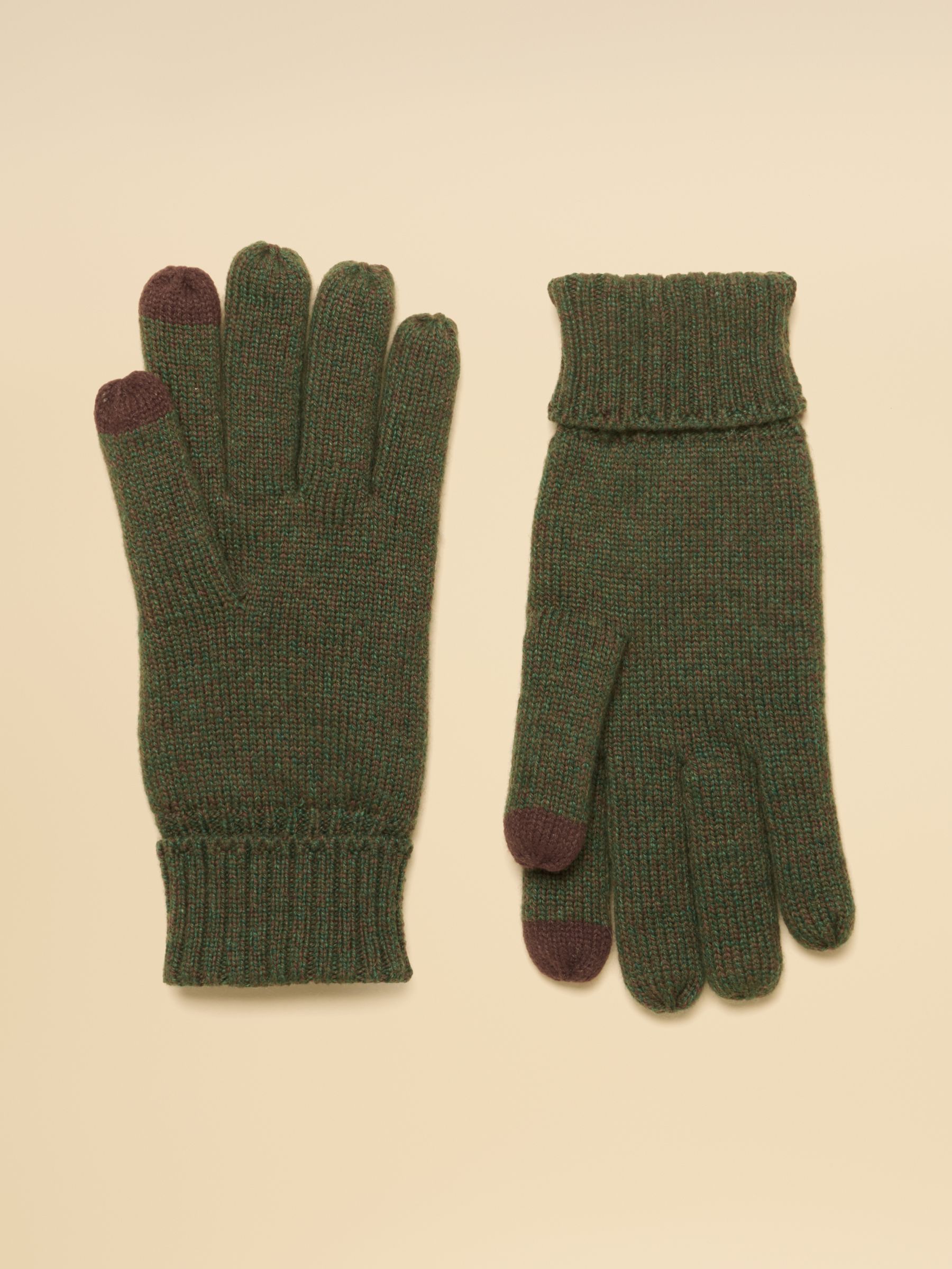 Hammond Green Fleece Lined Gloves - Image 2 of 3