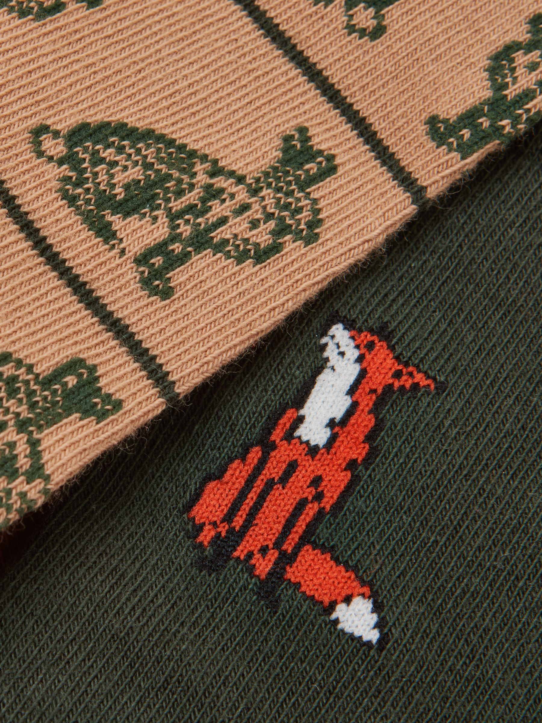 Men's Kingsbury Green Fox Socks 2 Pack (size 7-12) - Image 2 of 3 Men's Kingsbury Green Fox Socks 2 Pack (size 7-12) - Image 2 of 3