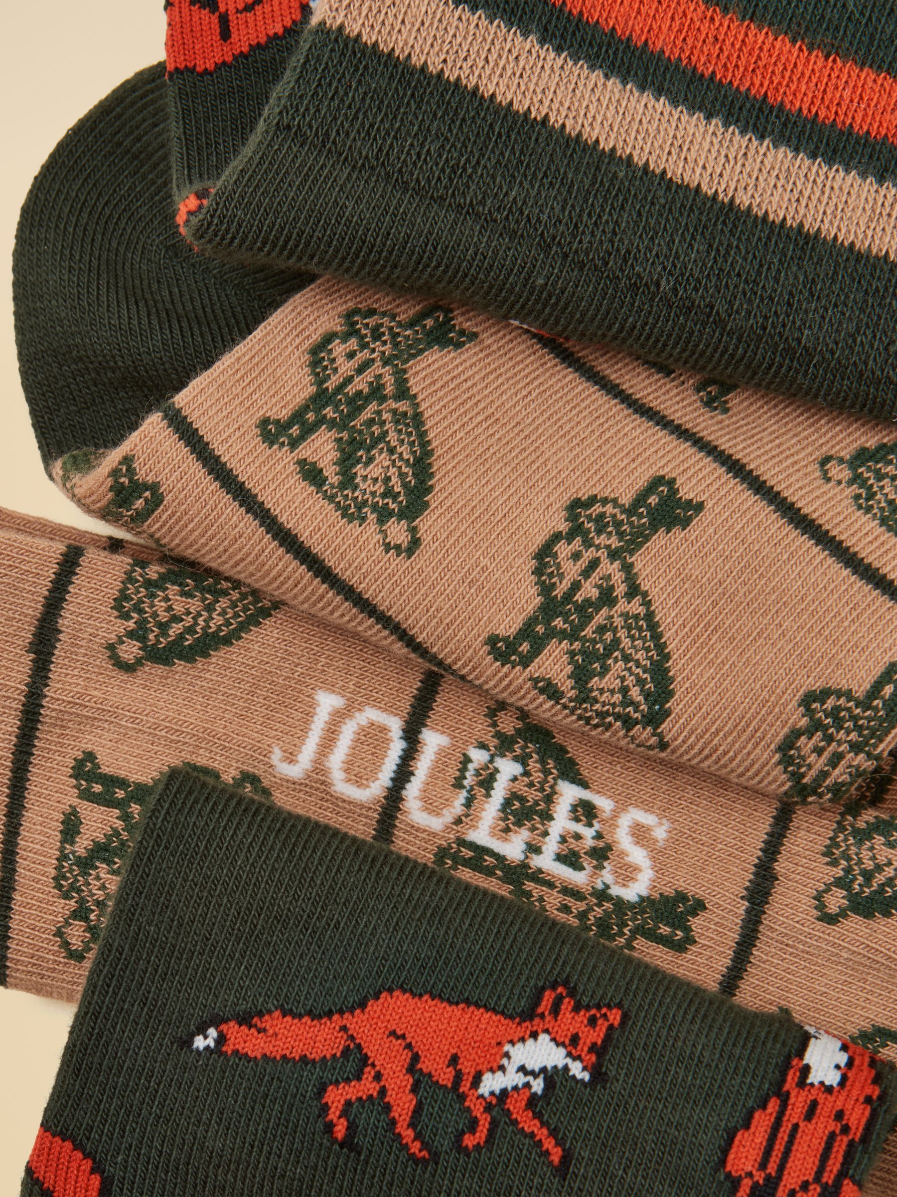 Men's Kingsbury Green Fox Socks 2 Pack (size 7-12) - Image 3 of 3 Men's Kingsbury Green Fox Socks 2 Pack (size 7-12) - Image 3 of 3