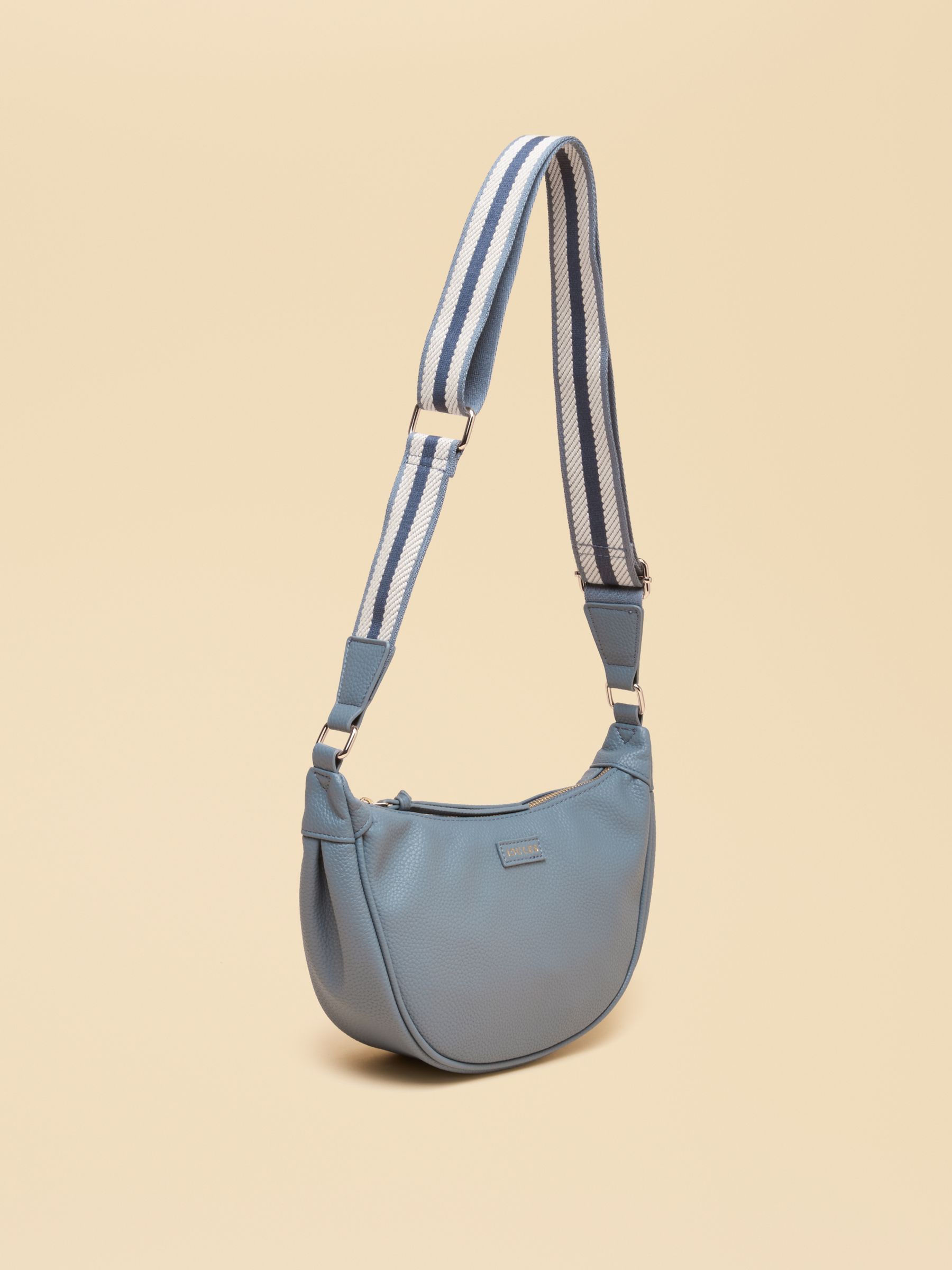 Jade Light Blue Half Moon Adjustable Cross-Body Bag - Image 5 of 8