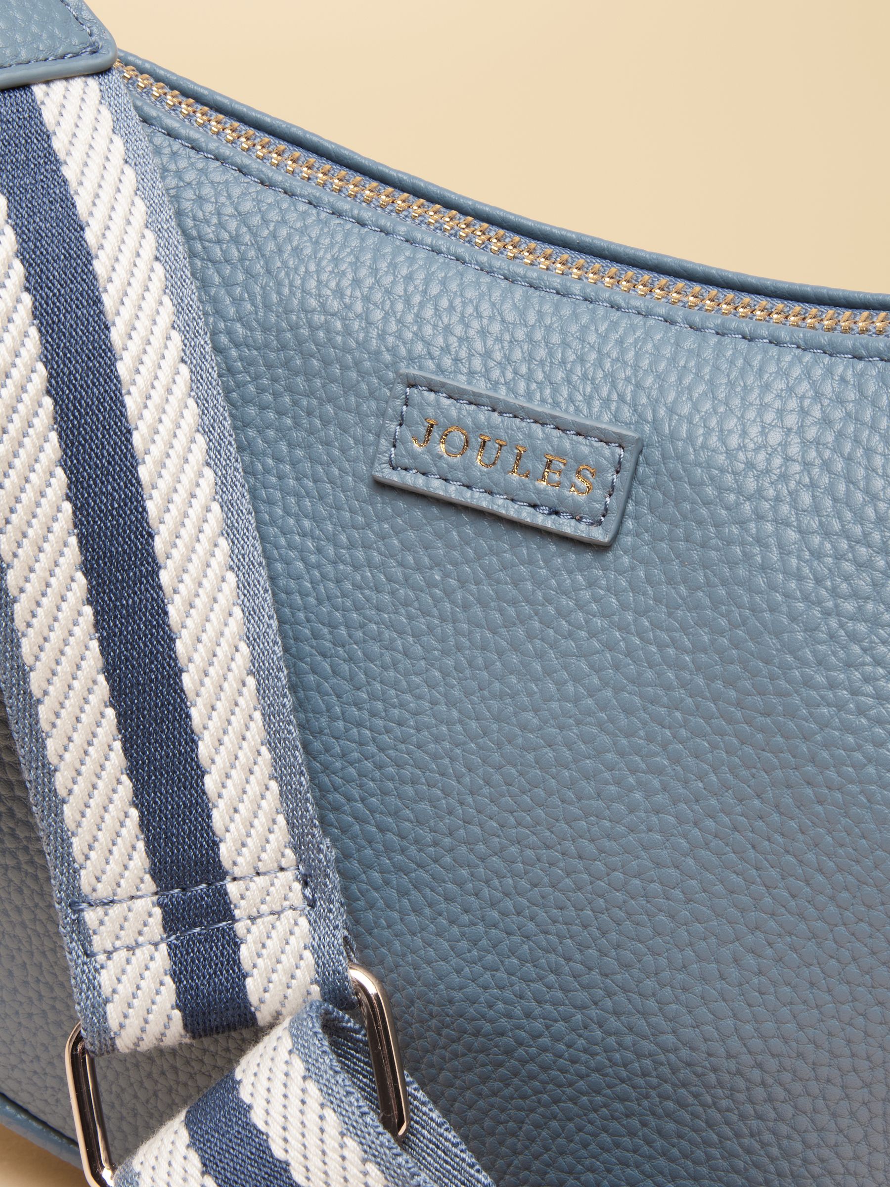 Jade Light Blue Half Moon Adjustable Cross-Body Bag - Image 7 of 8