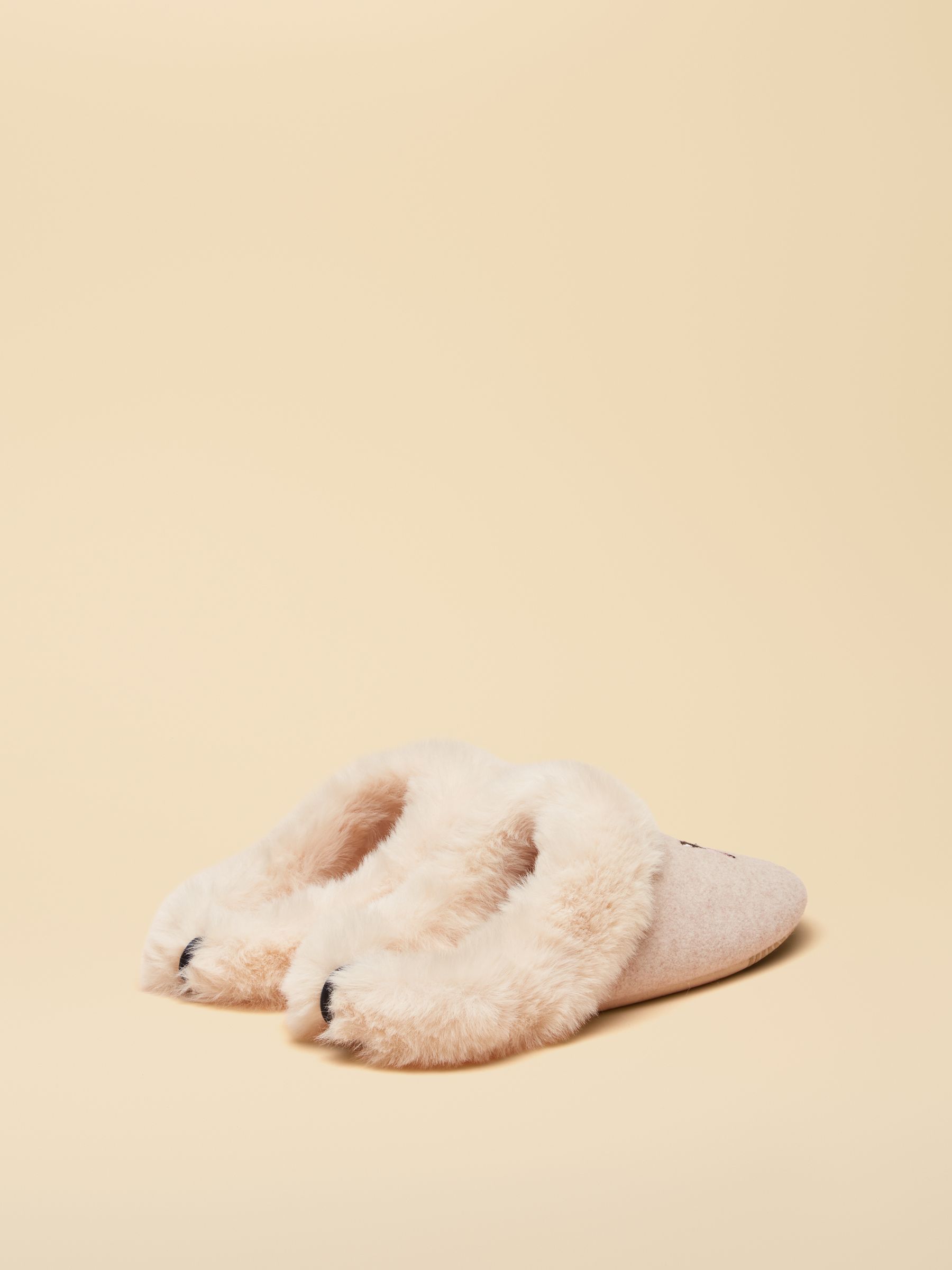 Slippet Luxe Oat Cat Slippers - Image 2 of 6 Slippet Luxe Oat Cat Slippers - Image 2 of 6