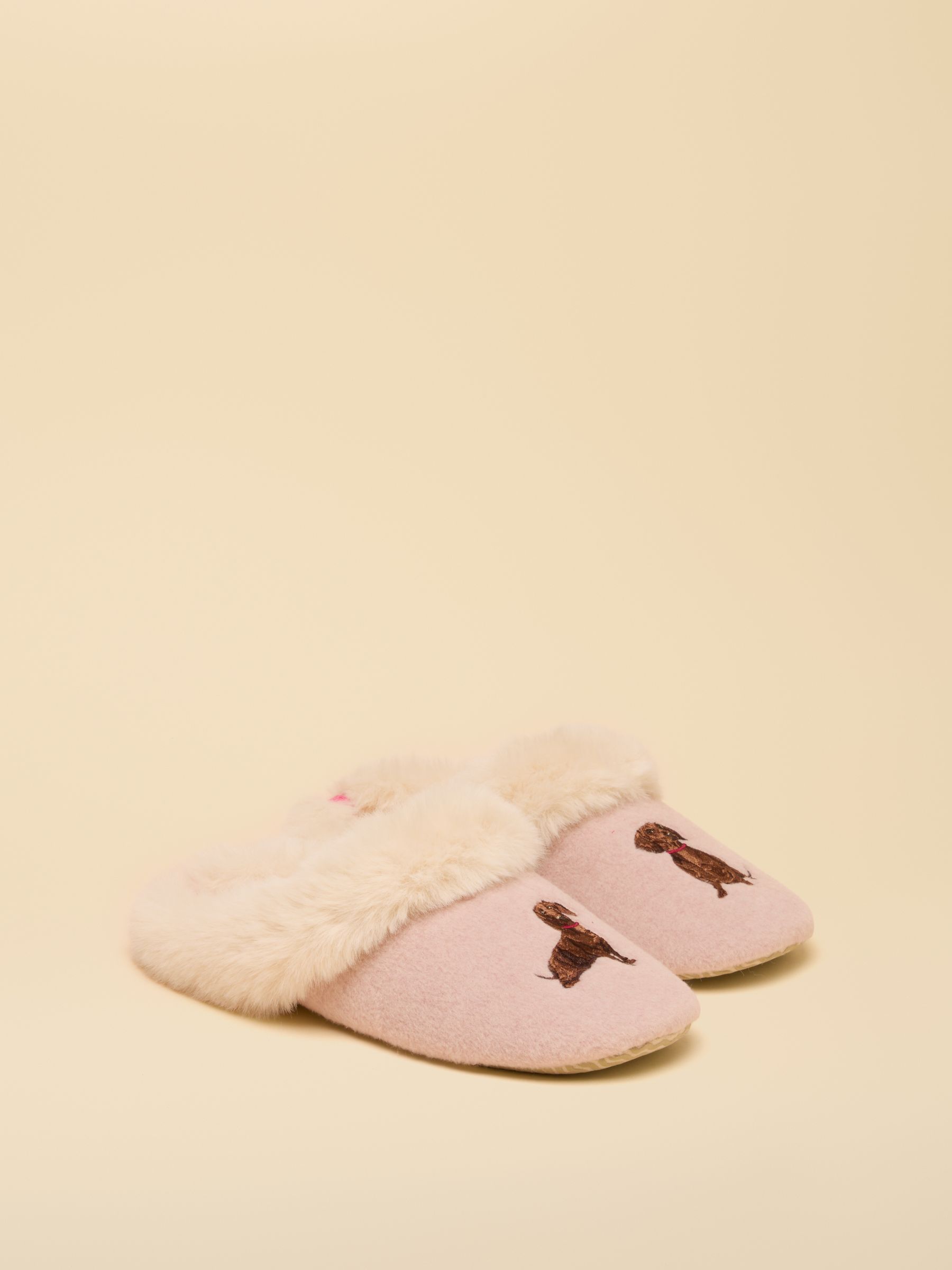 Slippet Luxe Pink Dog Slipper - Image 1 of 6