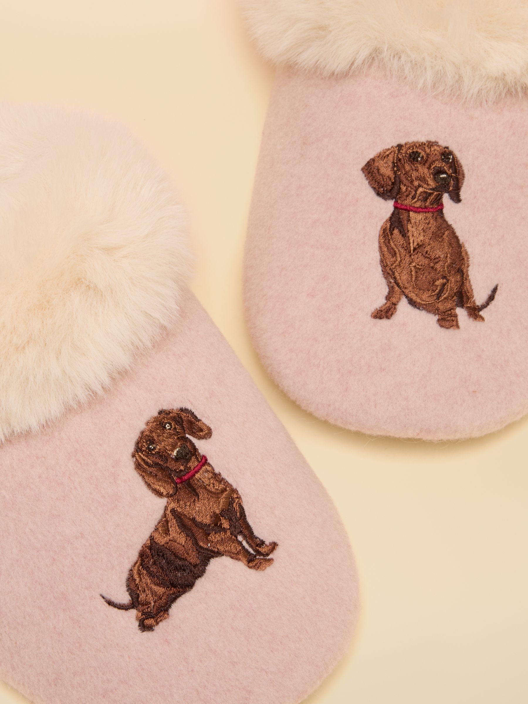 Slippet Luxe Pink Dog Slipper - Image 4 of 6