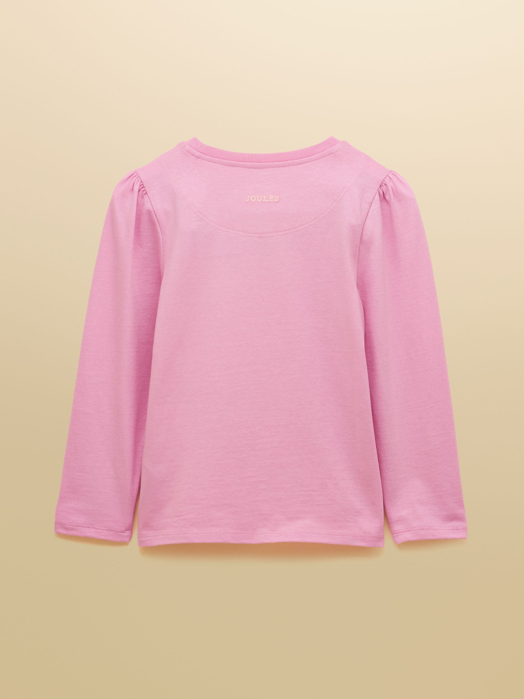Pink Girls' Pink Applique Long Sleeve Top - Image 2 of 5 Pink Girls' Pink Applique Long Sleeve Top - Image 2 of 5