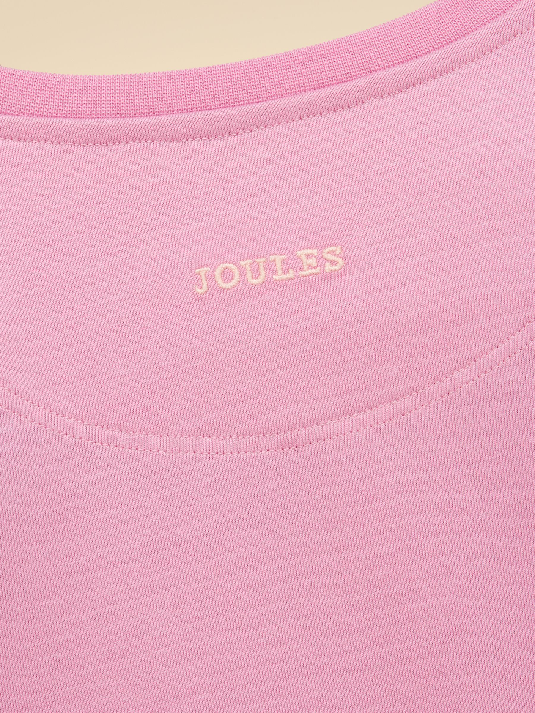 Pink Girls' Pink Applique Long Sleeve Top - Image 5 of 5