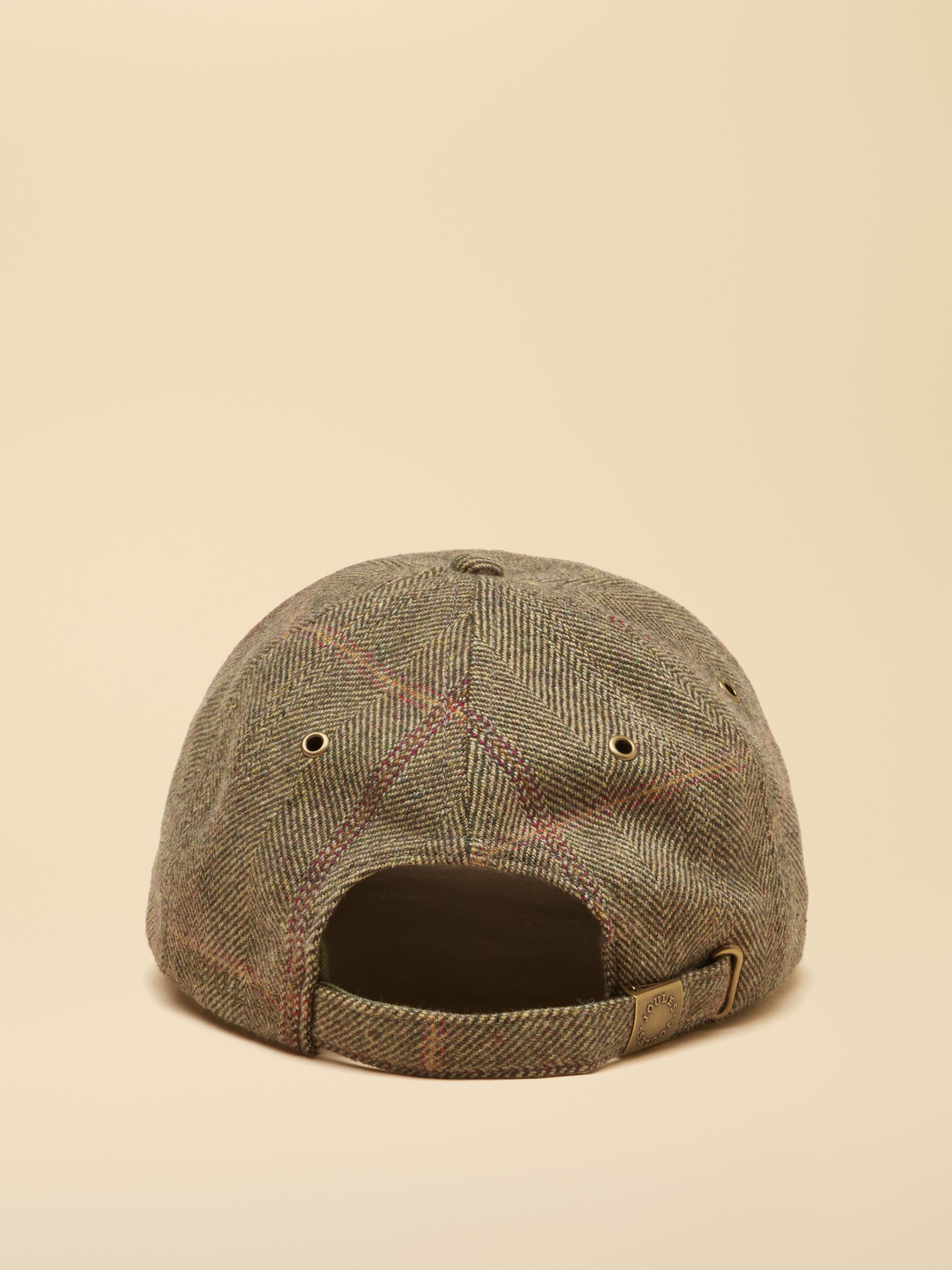 Perry Khaki Tweed Baseball Cap - Image 5 of 7