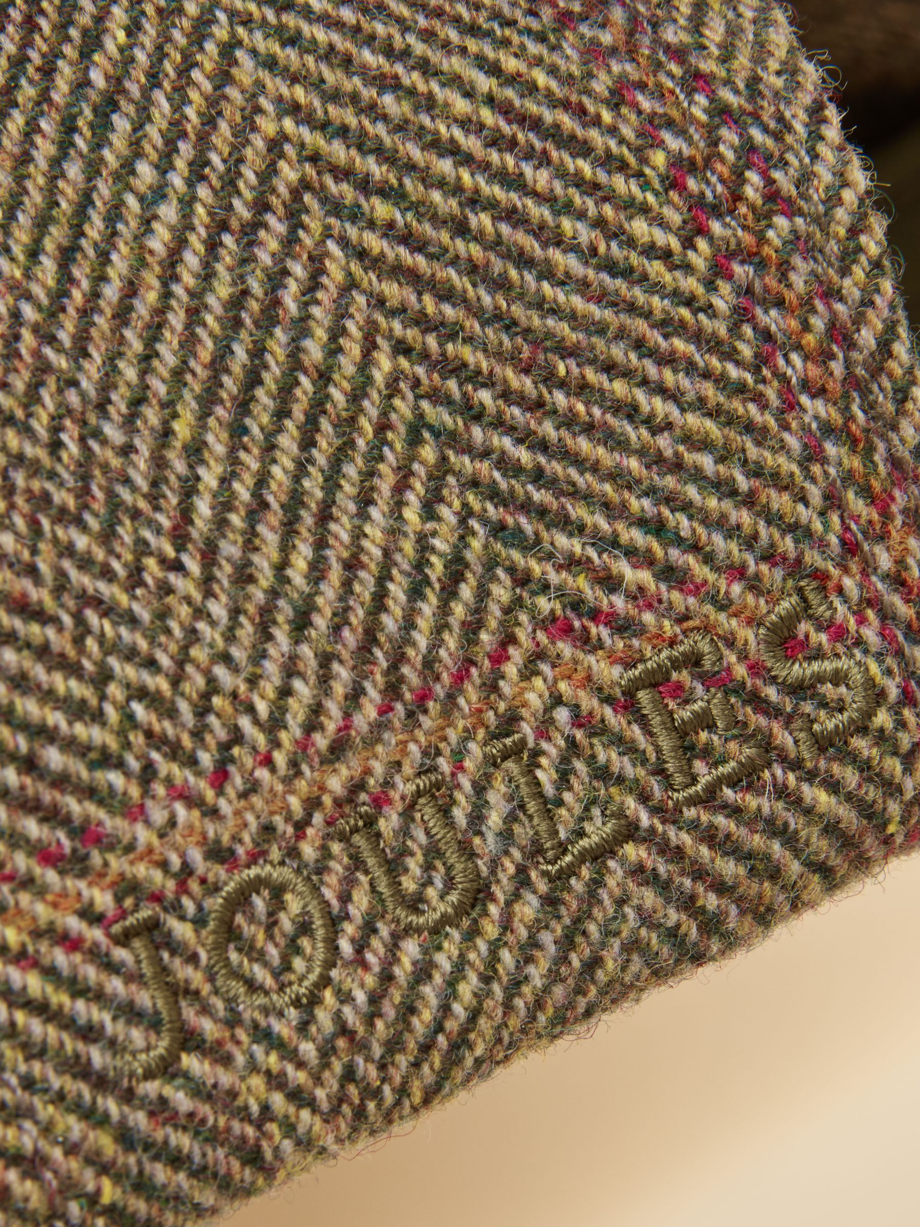 Perry Khaki Tweed Baseball Cap - Image 7 of 7