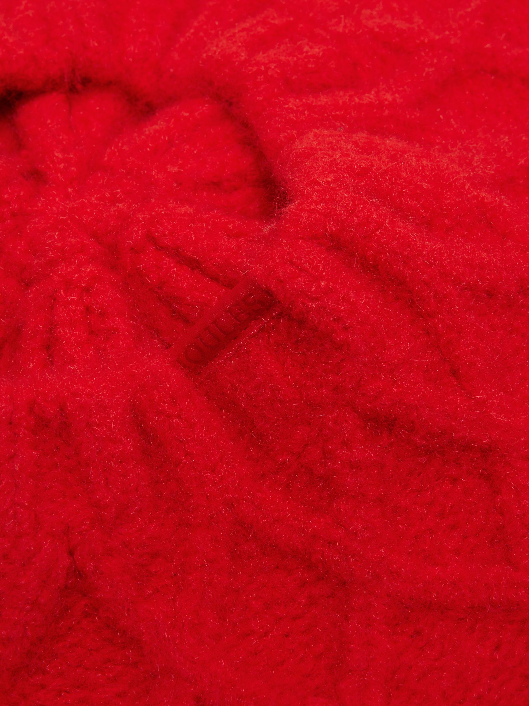 Cable Knit Red Beret - Image 7 of 7