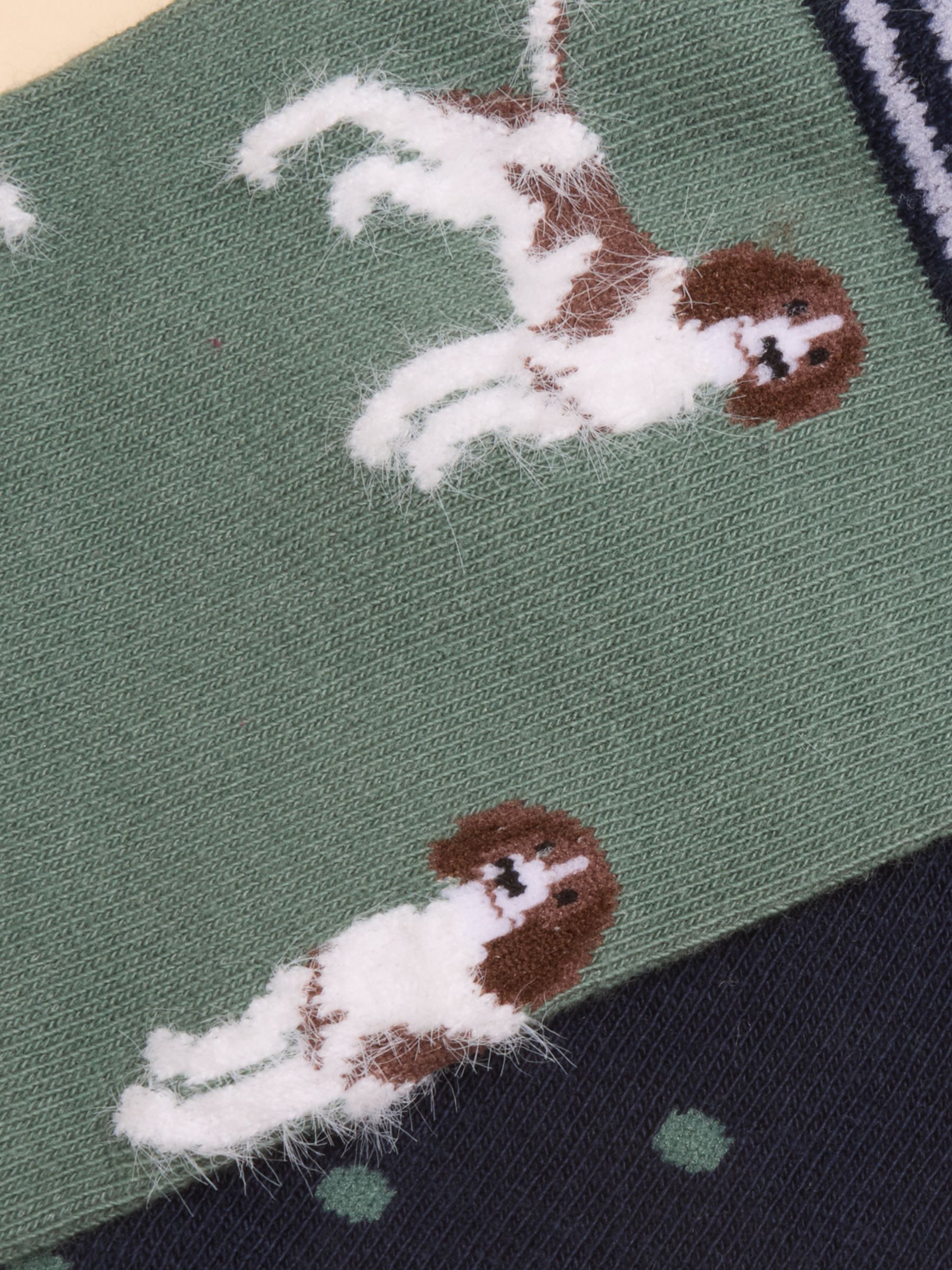 Women's Everyday Green Dog Cotton Blend Socks 2 Pack (size 4-8) - Image 2 of 3