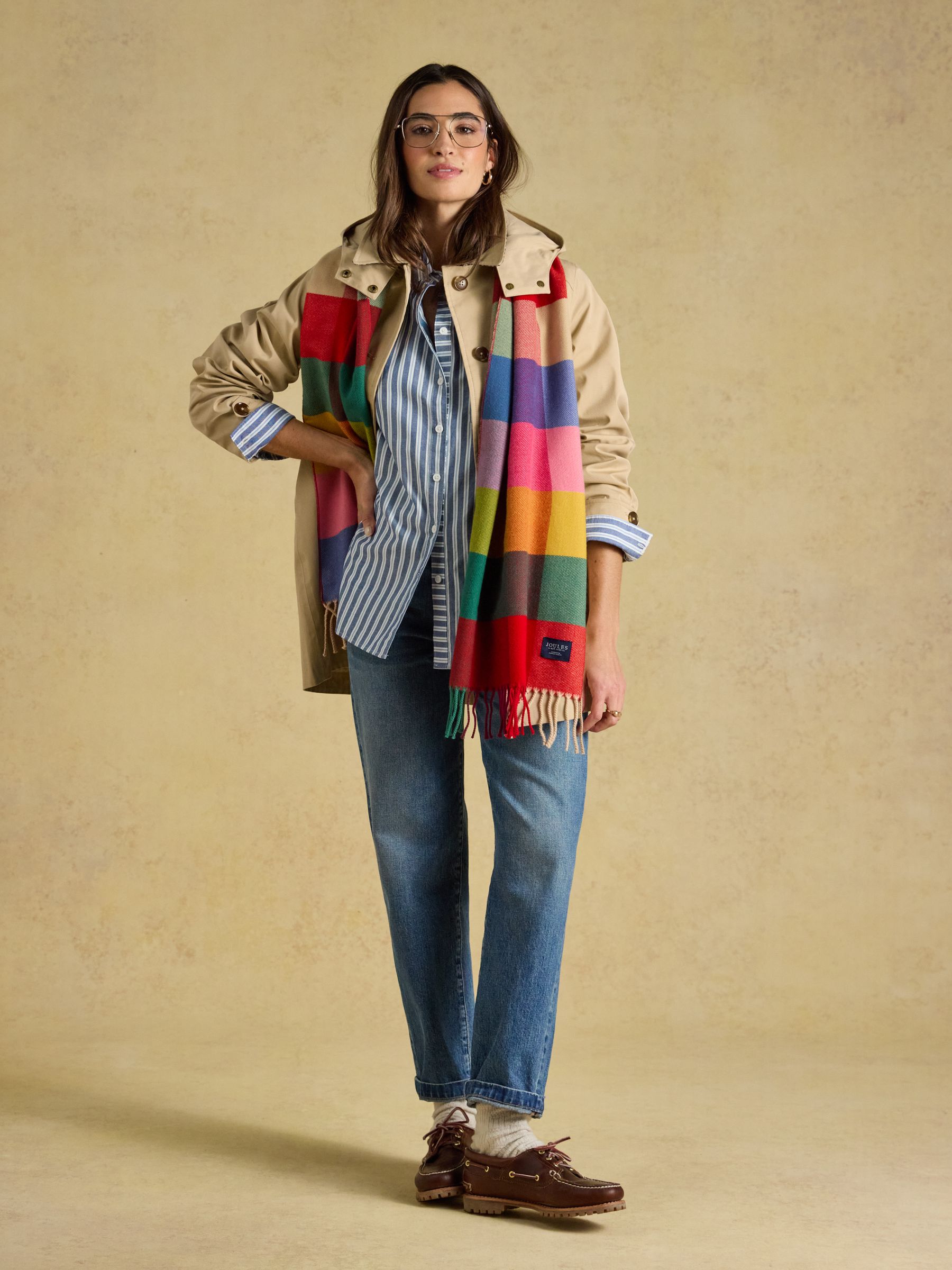 Langtree Bright Gingham Scarf - Image 3 of 8