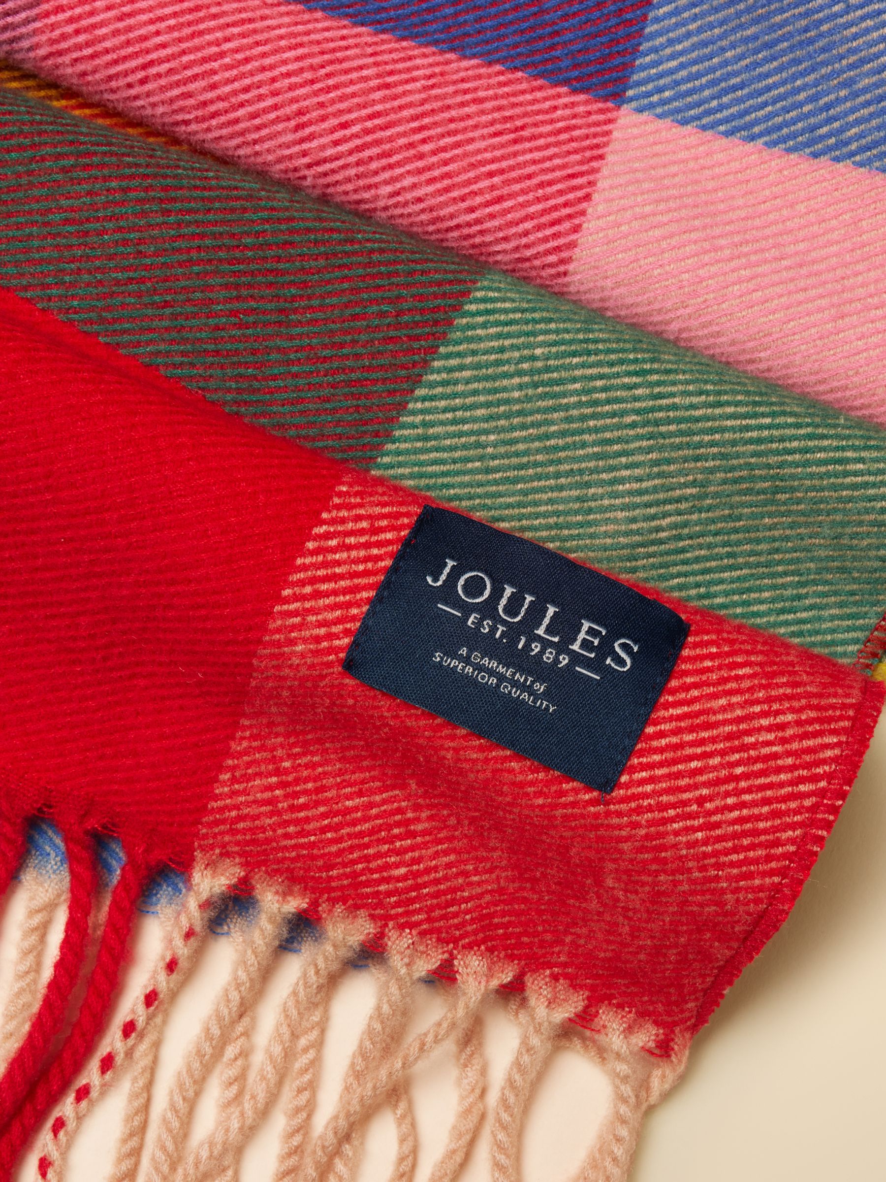 Langtree Bright Gingham Scarf - Image 8 of 8