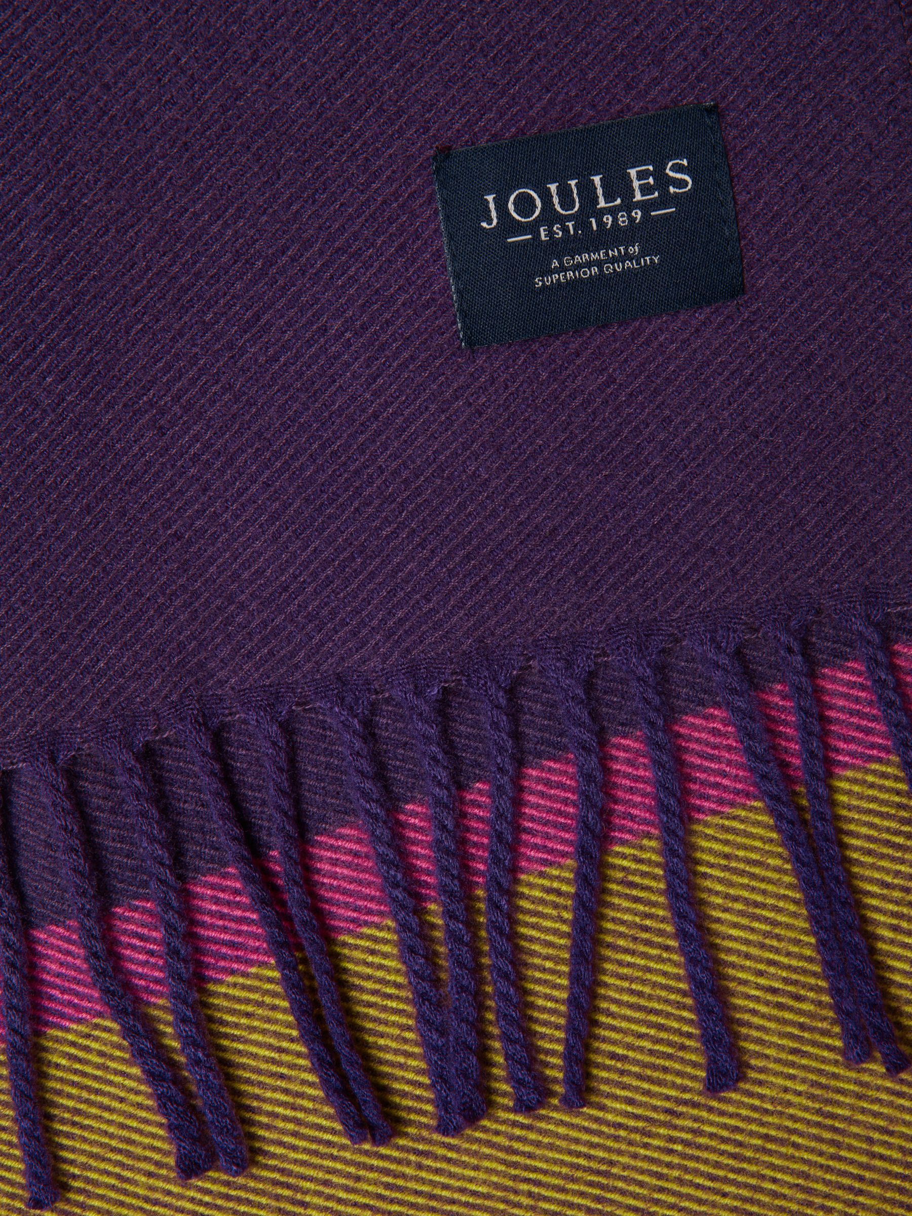 Langtree Green & Purple Stripe Scarf - Image 3 of 3