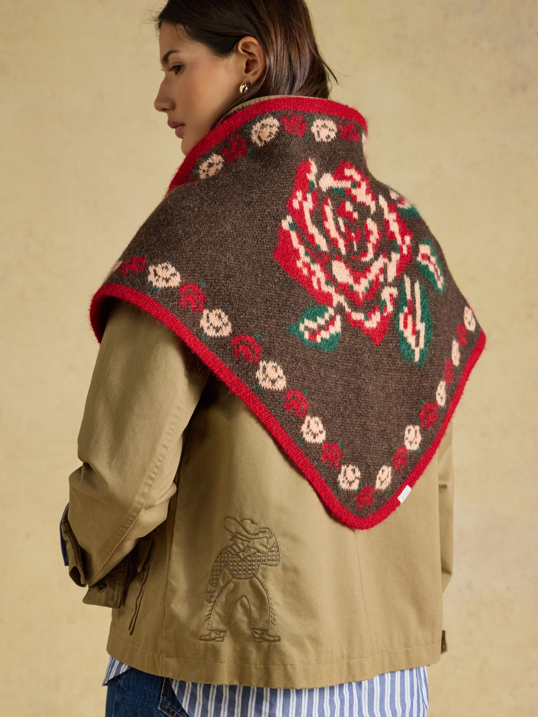 Kendra Rose Triangle Scarf - Image 5 of 6