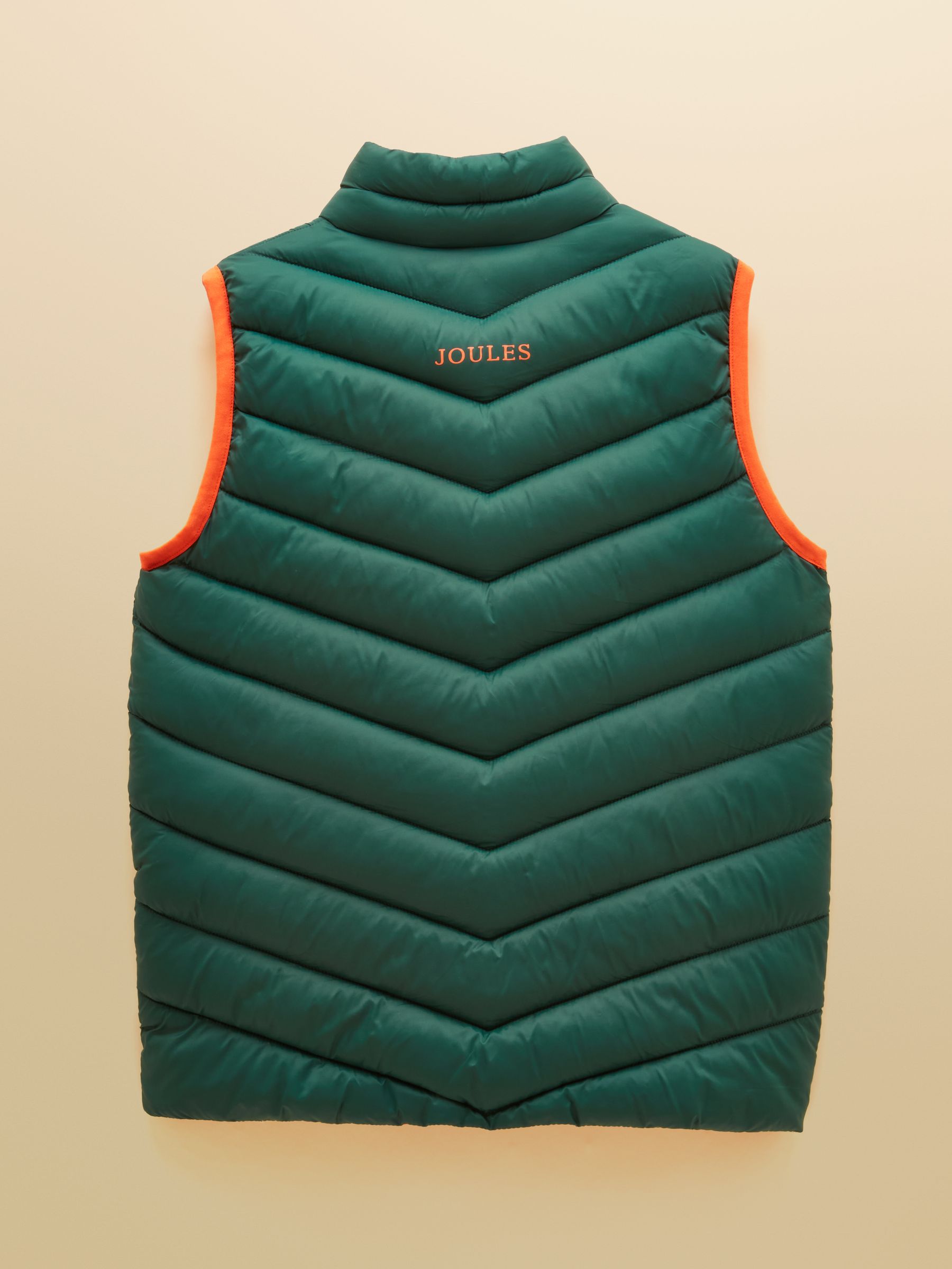 Kids' Crofton Dark Green Showerproof Padded Zip Up Gilet - Image 2 of 5