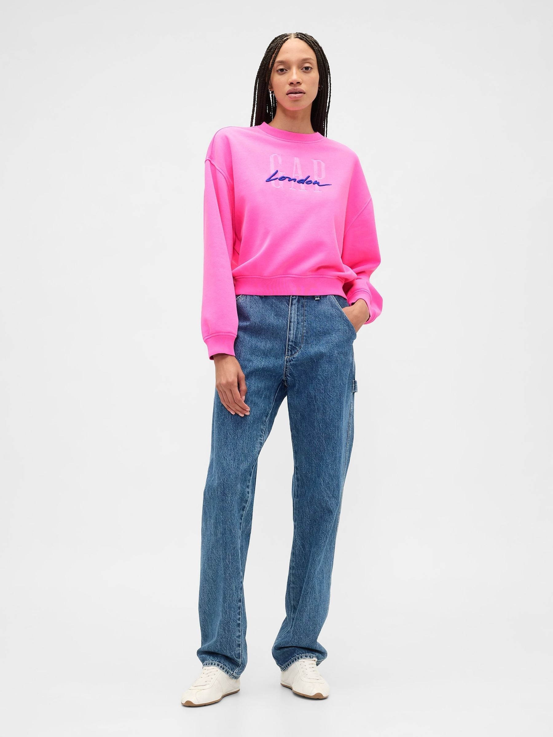 Pink London Logo Sweatshirt - Image 3 of 4