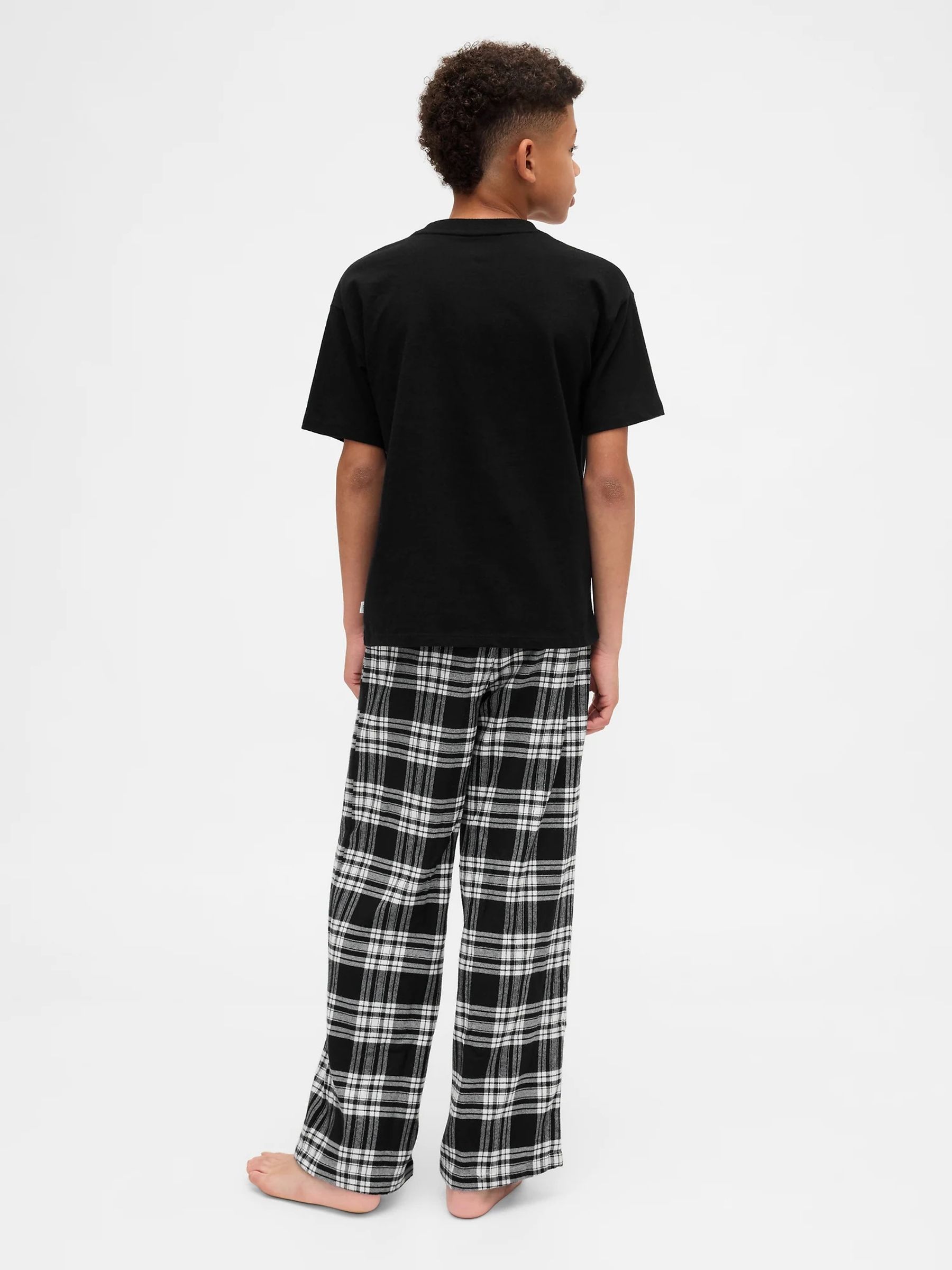 Black Check Matching Family Flannel Pyjama Bottoms - Image 2 of 6